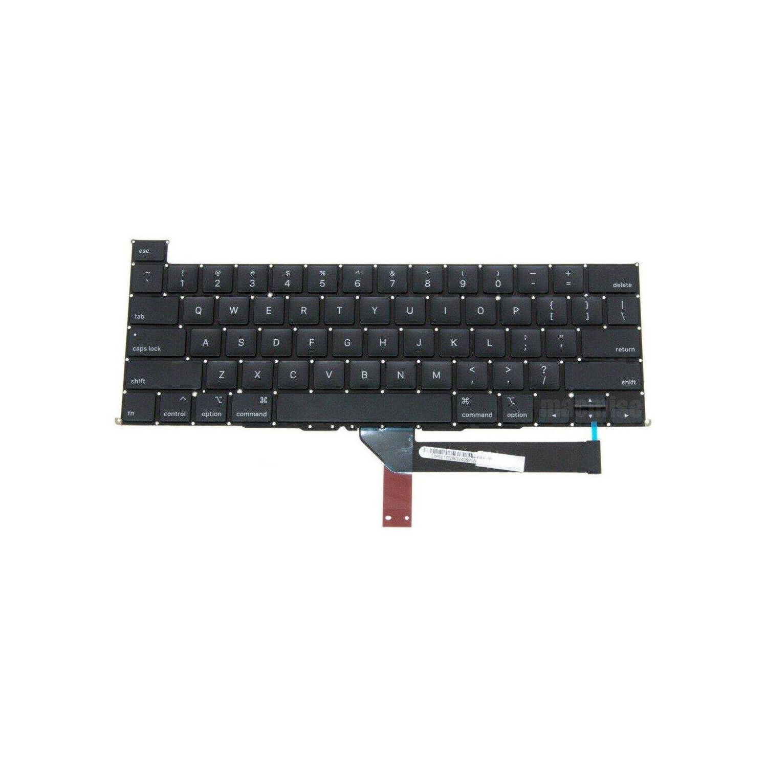 Clavier Apple MacBook Pro à écran Retina de 16&nbsp;po A2141 - Modèle US Layout 2019 rétroéclairé
