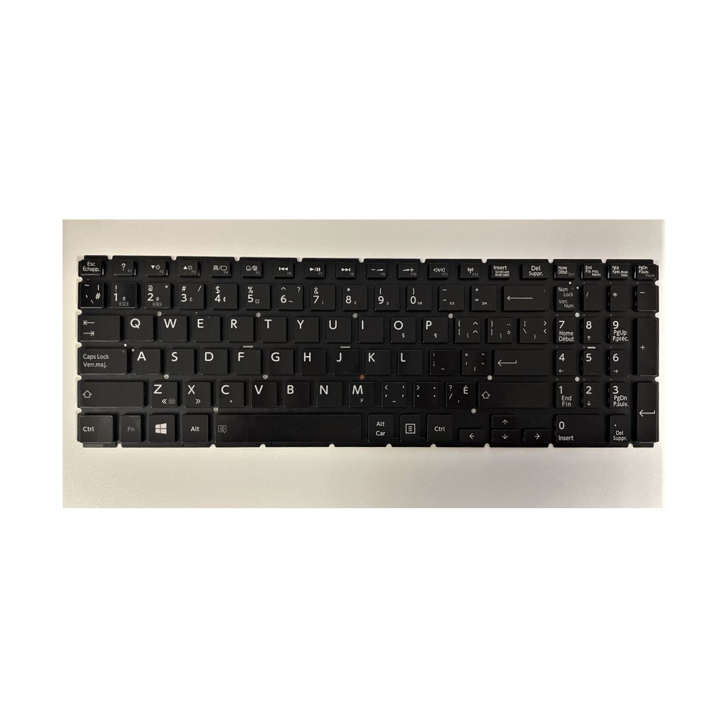New Toshiba Satellite C70-C C75-C CA Canadian Bilingual Backlit Keyboard