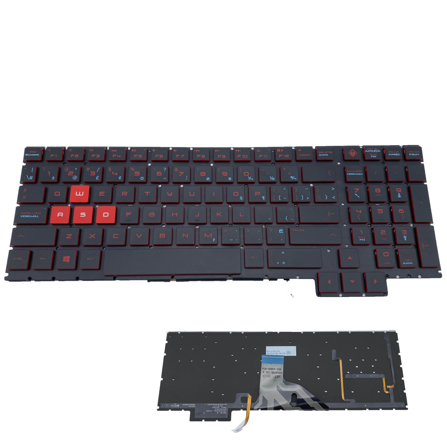 New HP Omen 15-CE Series Canadian Bilingual Backlit Keyboard 929479-DB1 SG-87900-86A