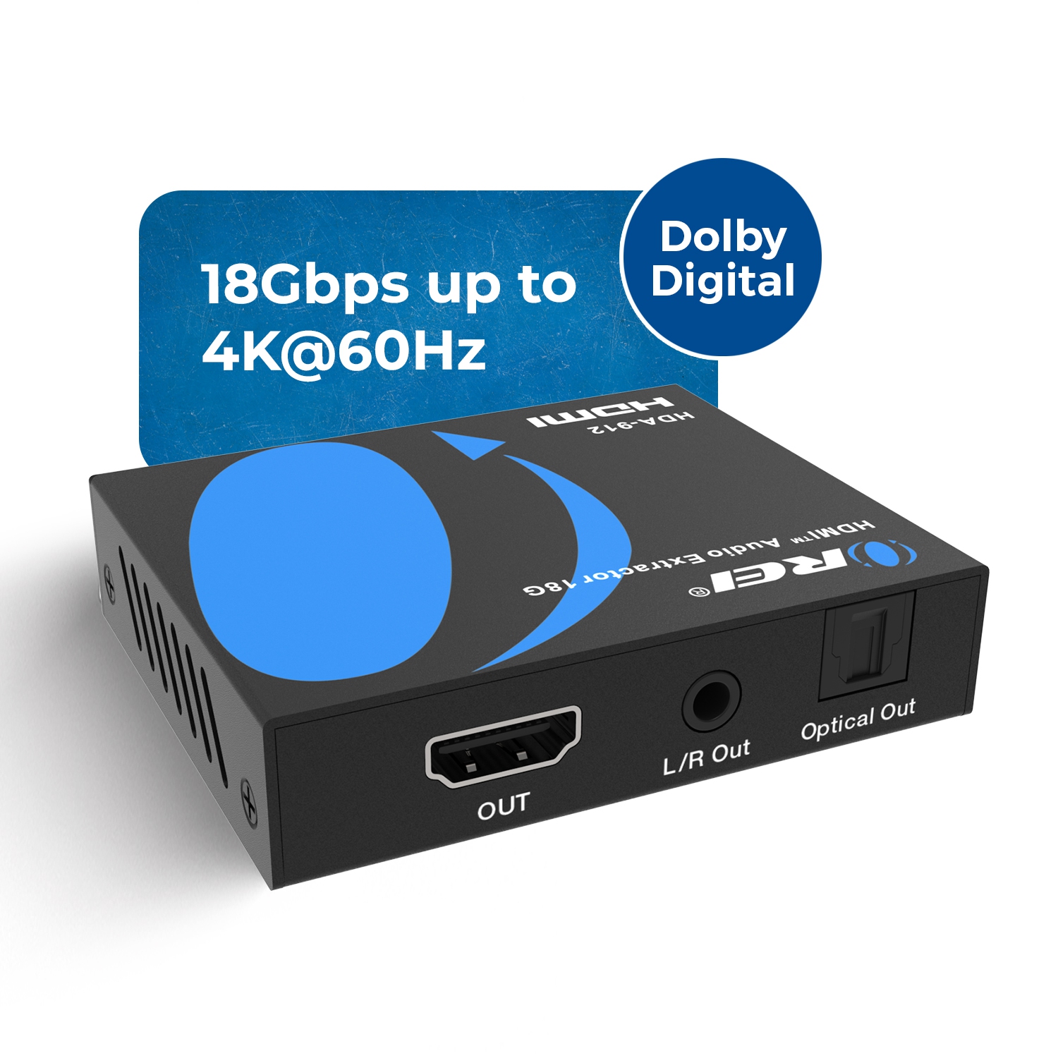 Convertisseur d’extraction audio HDMI - S/PDIF + sortie 3,5 mm