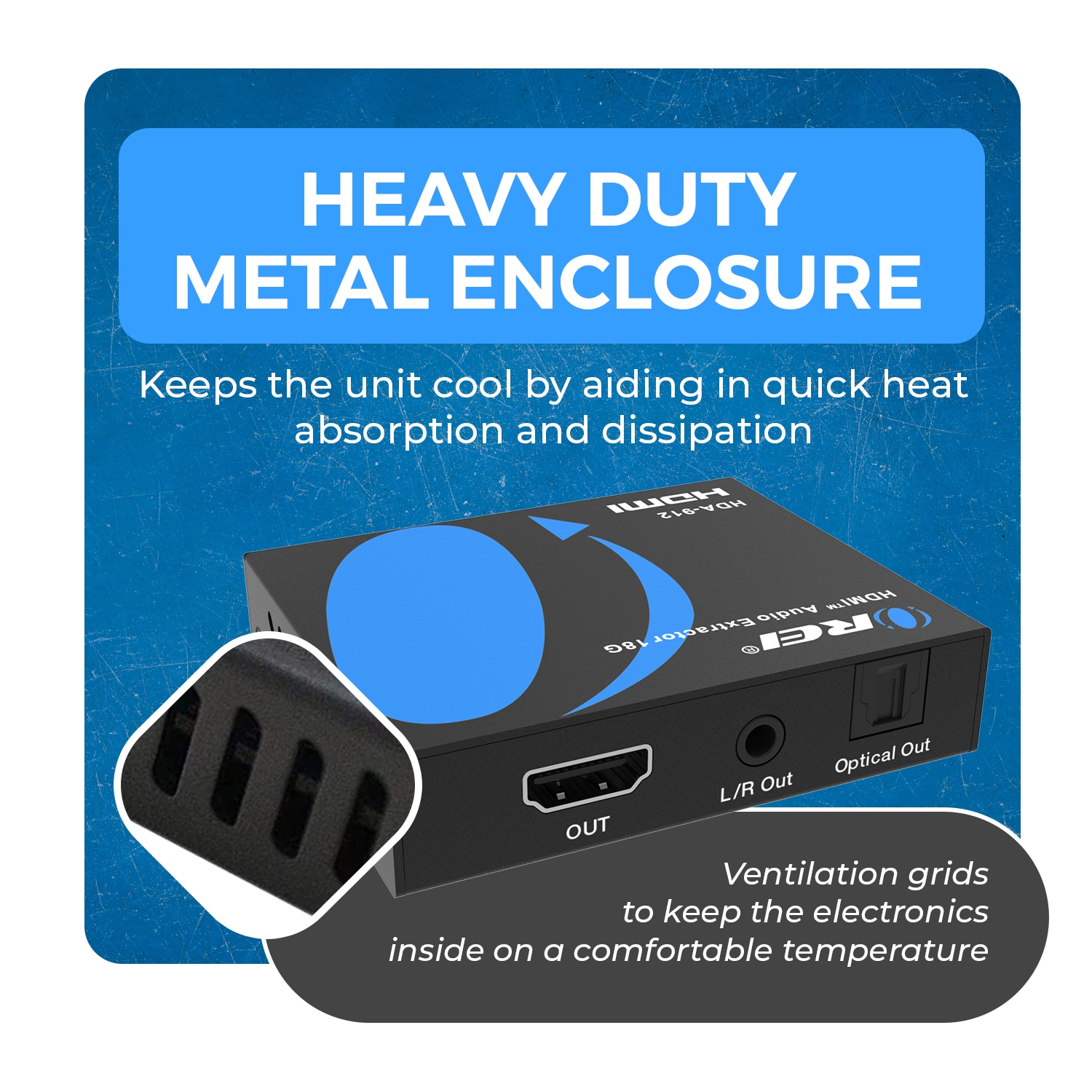 Convertisseur d’extraction audio HDMI - S/PDIF + sortie 3,5 mm