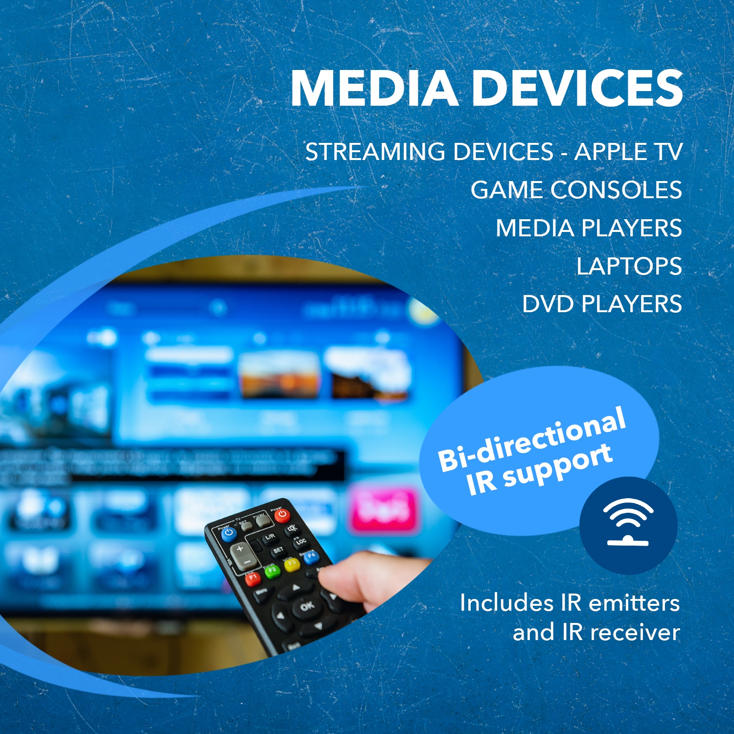 4K HDMI Extender Over CAT6/7 up to 165ft with PoC & Bi-directional IR