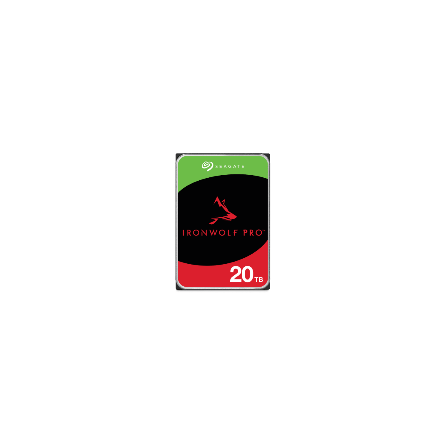 Seagate IronWolf Pro 3.5" 20TB 7200RPM SATA III Black Hard Drive NAS Internal (ST20000NE000)