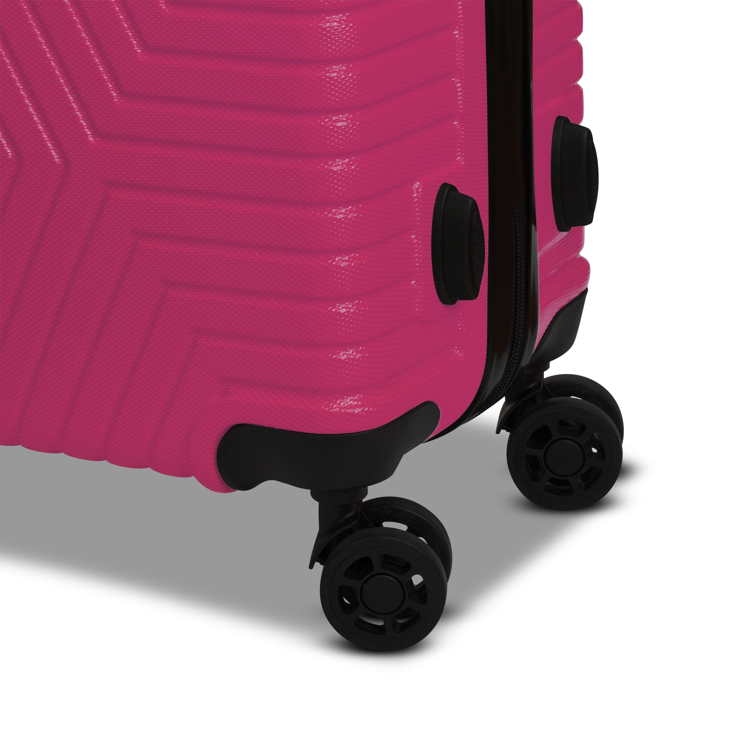 Ensemble de 3 valises de la collection Lattitude de NICCI - Fuchsia