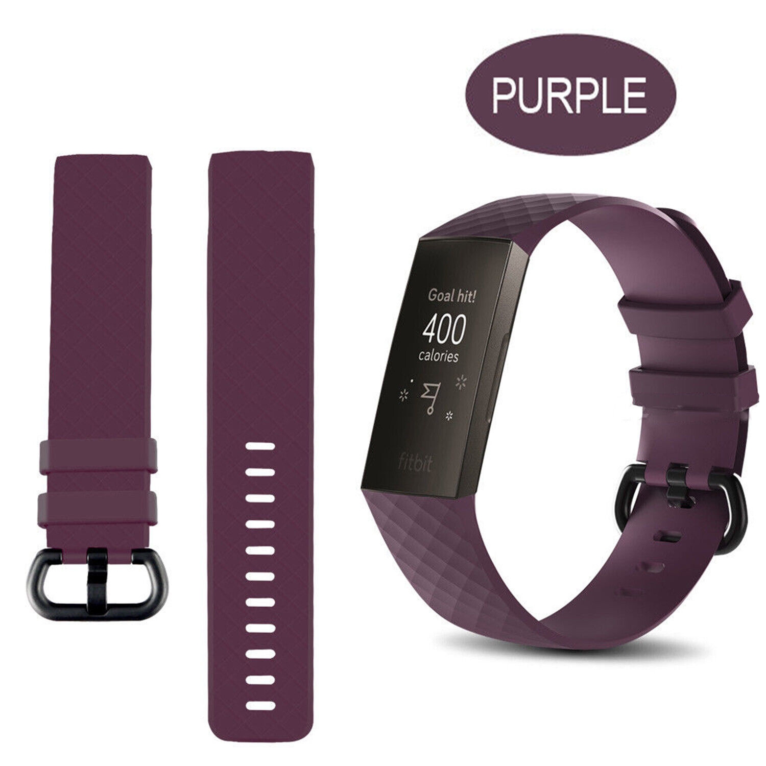 Fitbit Charge 2 Bands, Silicone Bracelet Strap Replacement Band for Fitbit Charge 2