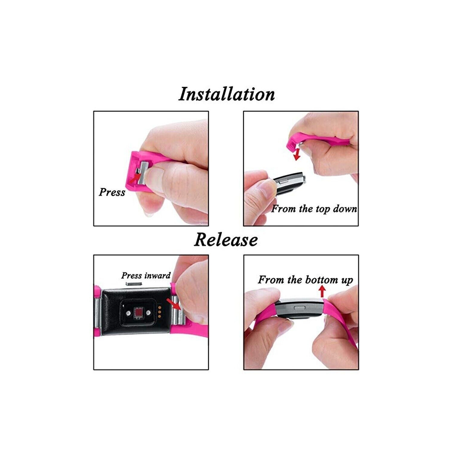 Bracelets de rechange en silicone pour charge 2 de Fitbit pour charge 2 de Fitbit