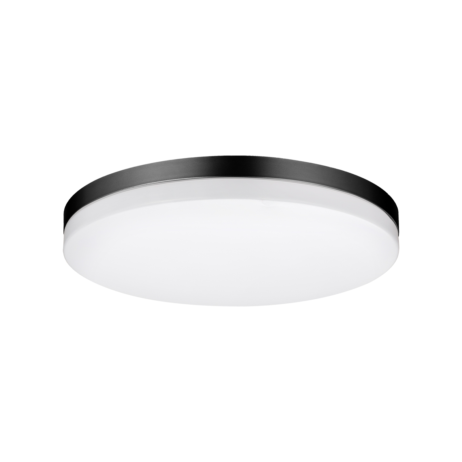 Xtricity - Set of 2 Round Ceiling Lights with Integrated LEDs, 11" Diameter, From the Valerio Collection, Black