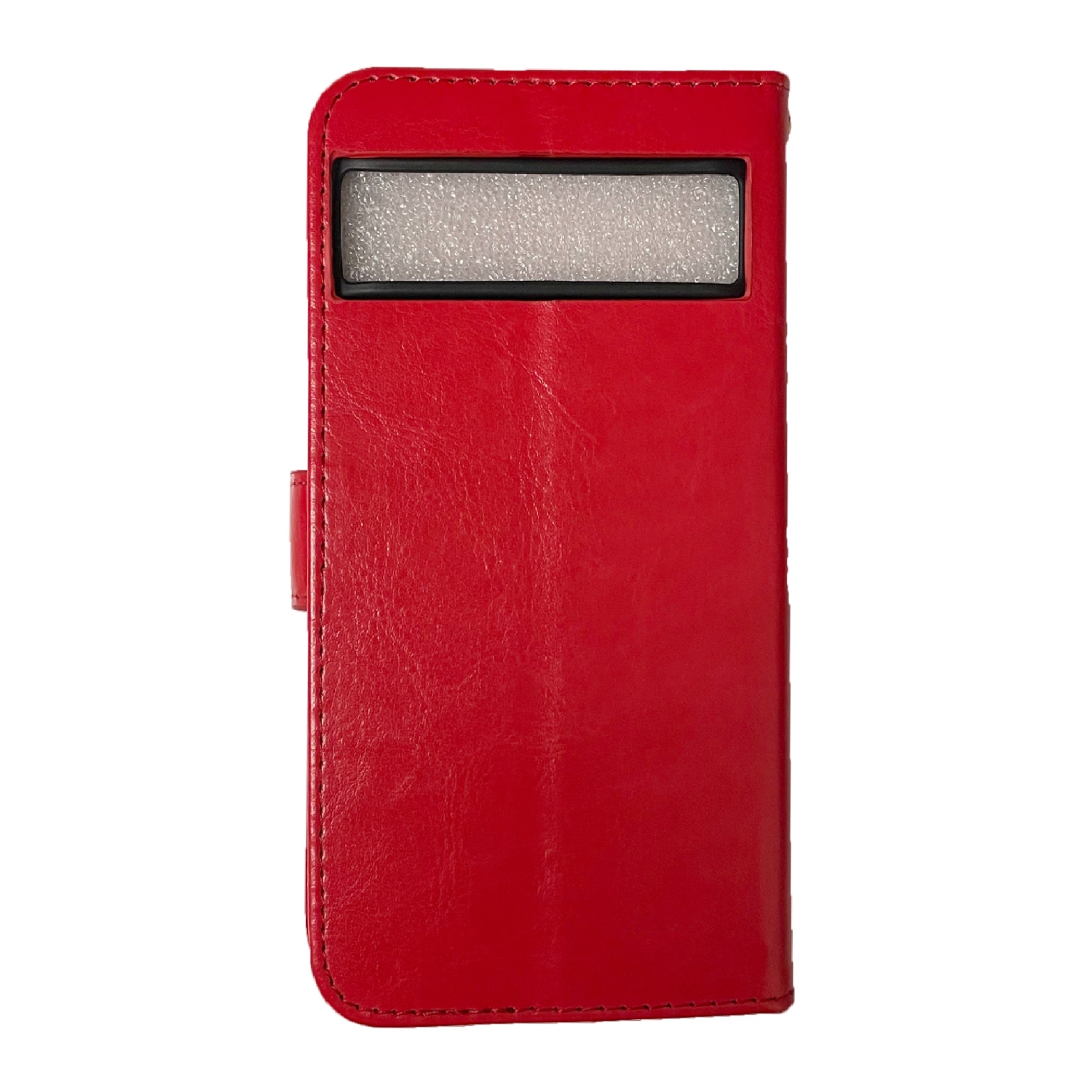 TopSave Leather Folio Flip Wallet w/Magnetic Clip Card Slot Holder Case For Google Pixel 7 Pro 6.7", Red