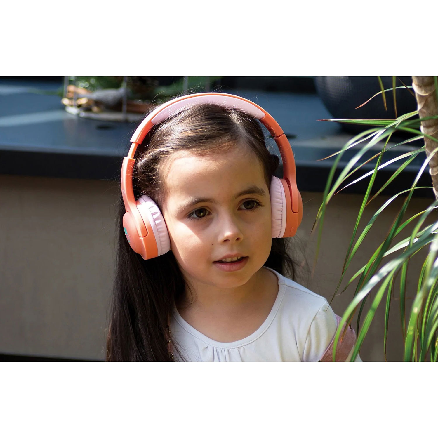Écouteurs sans fil Bluetooth pour enfants de Planet Buddies - Hibou rose
