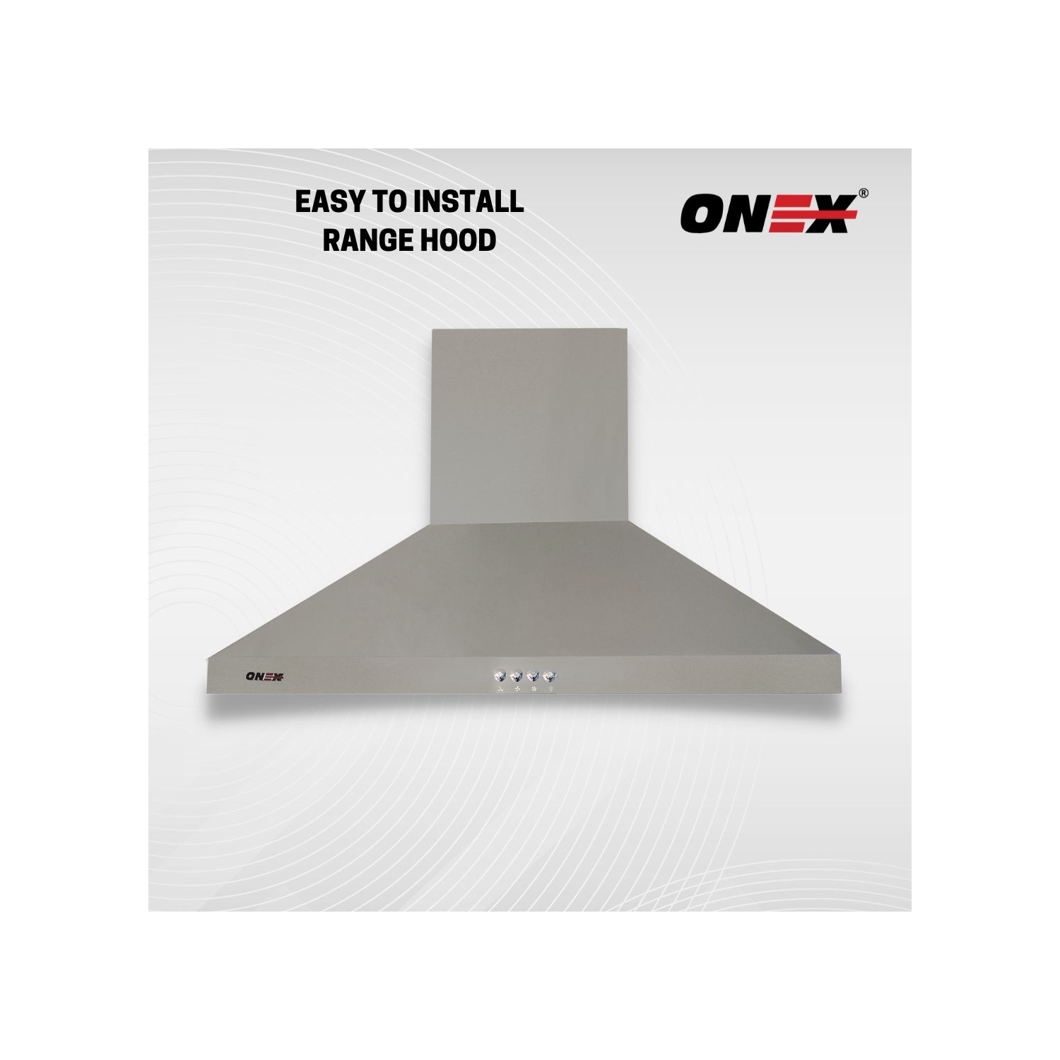 ONEX® OHF66D Stainless Steel Wall Mount 30 inch Range Hood.