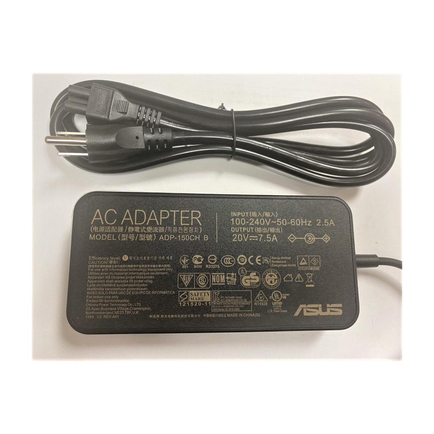 New Genuine Asus TUF FX505DT-BQ045T FX505DT-BQ190 FX505DT-EB73 FX505DT-UB52 FX505DT-WB72 AC Adapter Charger 150W