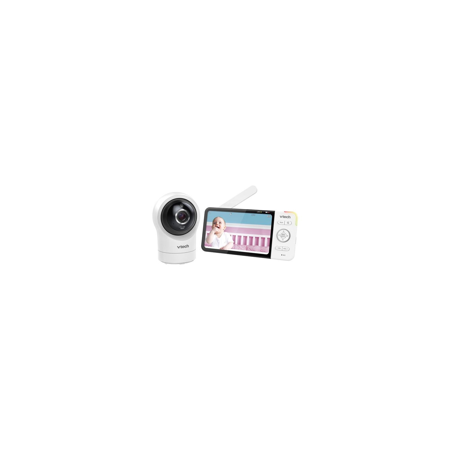 Refurbished (Good) - VTech 5" Wi-Fi Video Baby Monitor w/ Night Vision & 2 Way Communication & Pan/Tilt (RM5764HD)