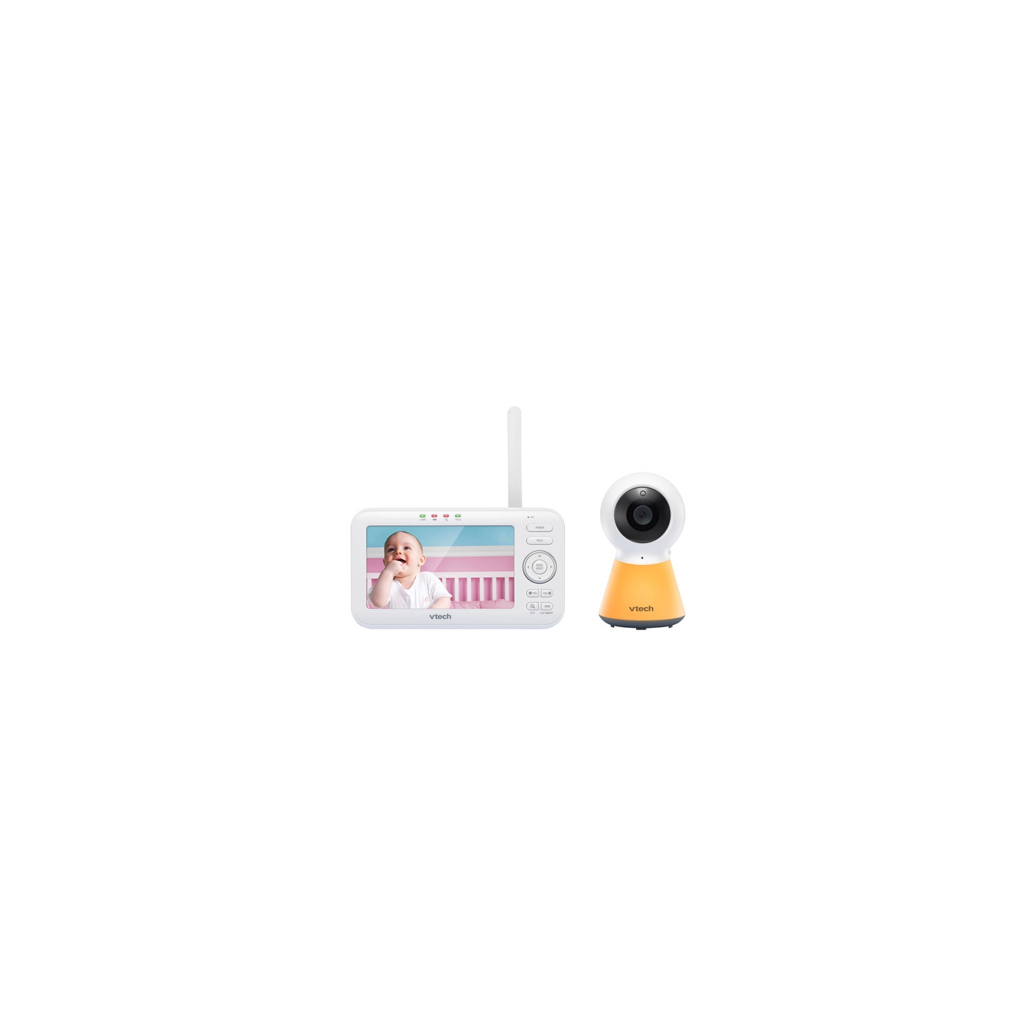 Open Box - VTech 5" Video Baby Monitor with Night Light, Night Vison & Two-Way Audio (VM5254)