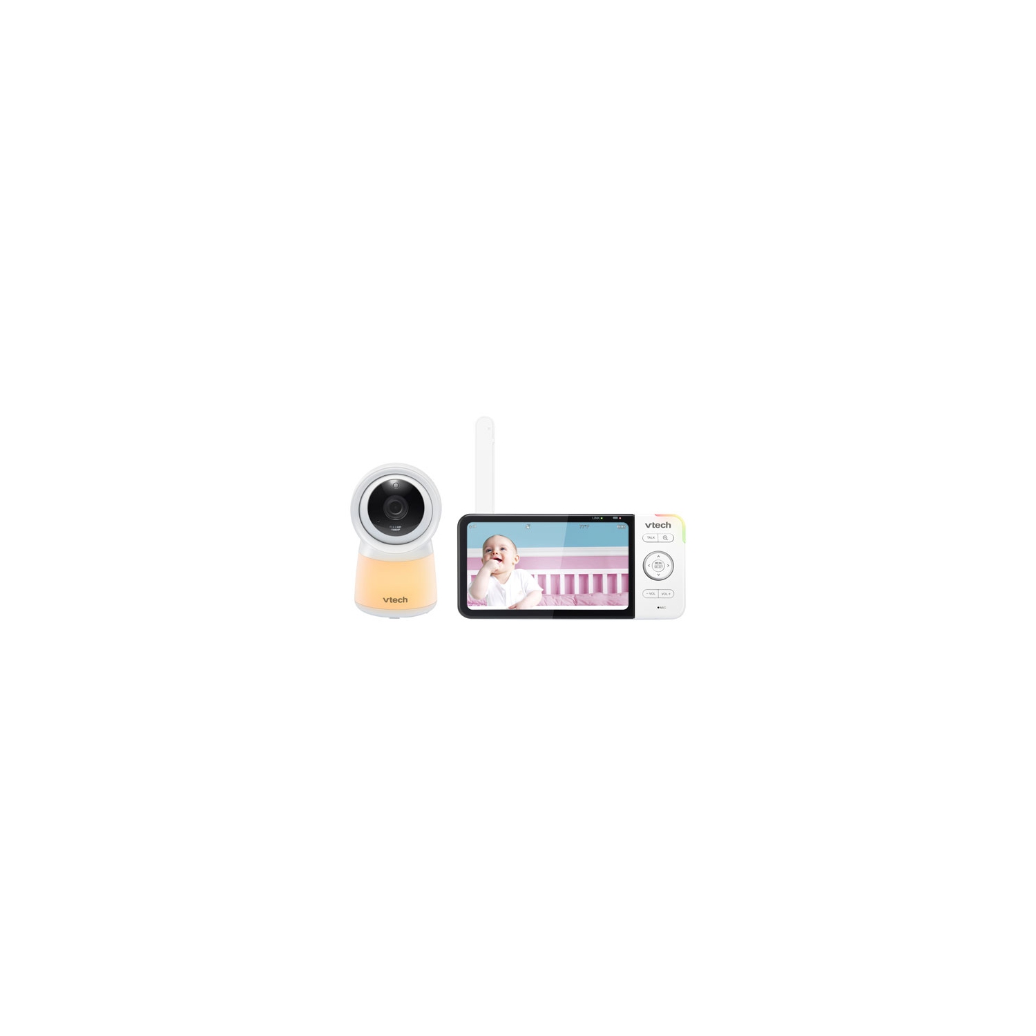 Refurbished (Good) - VTech 5" Video Baby Monitor with Night Light, Night Vison & Two-Way Audio (RM5754HD)