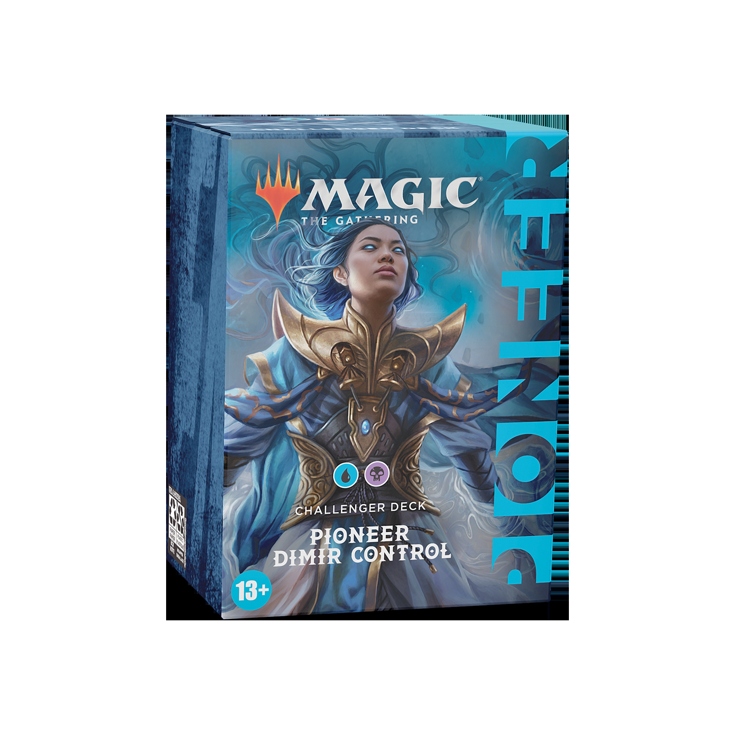 Extension Wizards of the Coast Magic: The Gathering: 2022 Pioneer Challenger Deck – Dir Control – Paquet de 60 cartes Pioneer + carte latérale pour