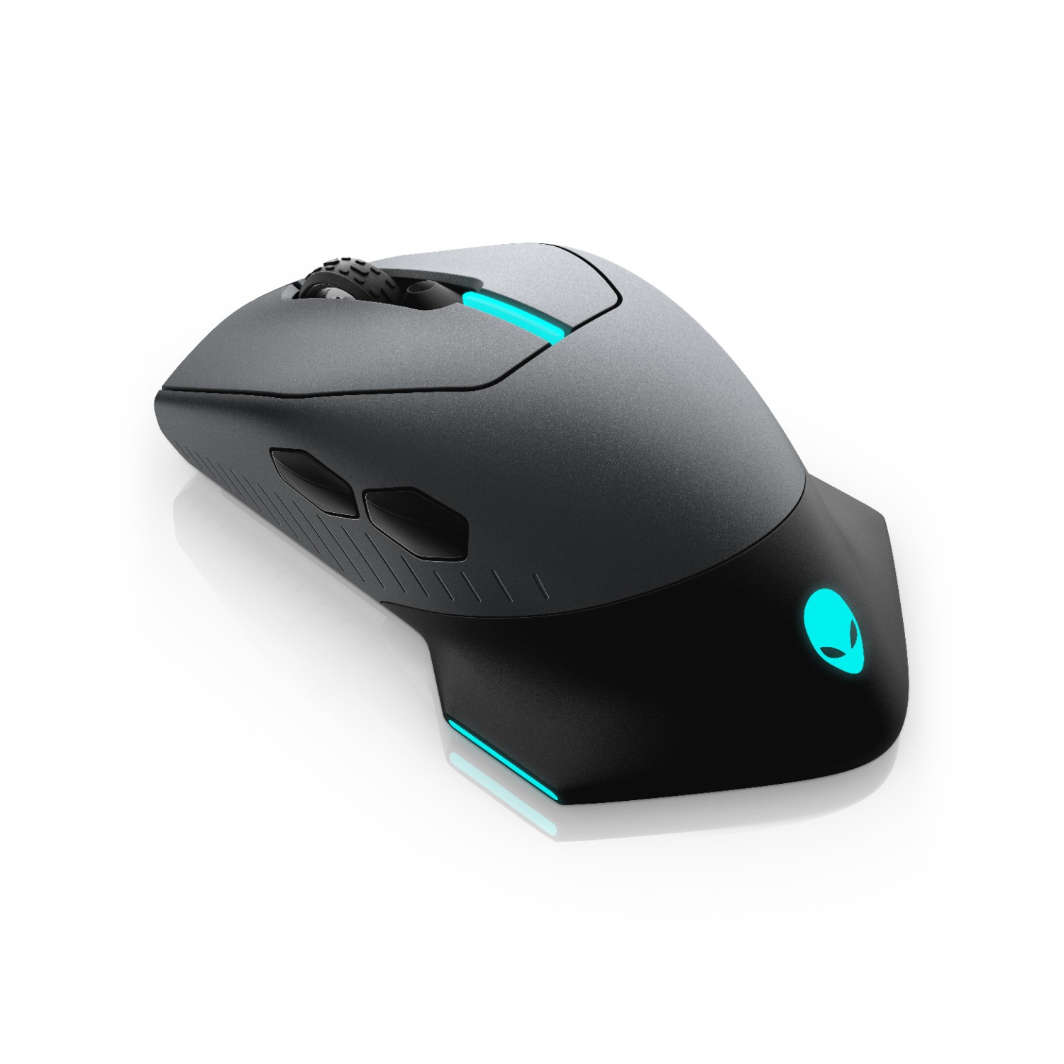 Alienware Wired/Wireless Gaming Mouse AW610M: 16000 DPI Optical Sensor - 350 Hour Rechargeable Battery Life - 7 Buttons - 3-Zone Alienfx RGB Lighting