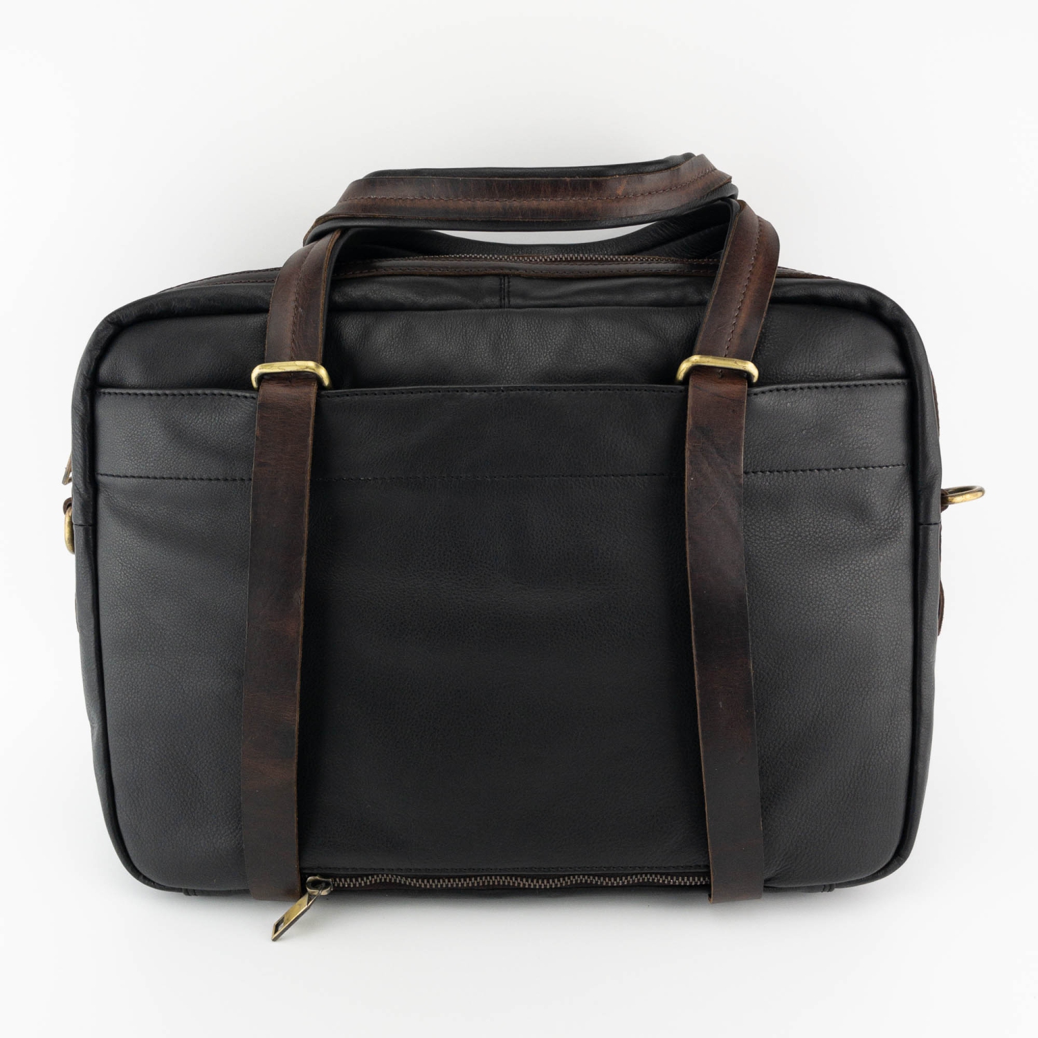 Travelers Business Leather Bag / Nappa Leather / Black
