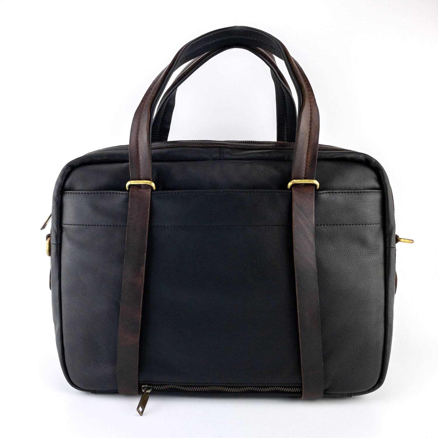 Travelers Business Leather Bag / Nappa Leather / Black