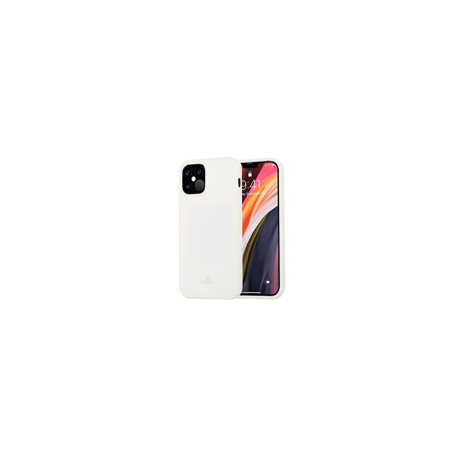 TopSave Goospery Pearl Jelly Gel TPU Case For Iphone 14 Pro Max(6.7"), White