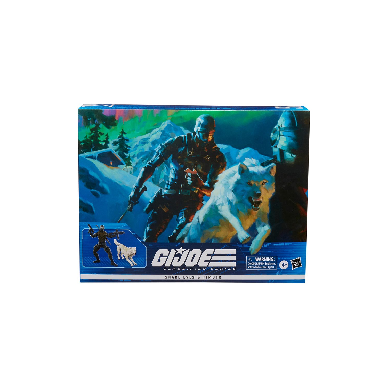 G.I. Joe Classified 6 Inch Action Figure Box Set - Snake Eyes & Timber V2