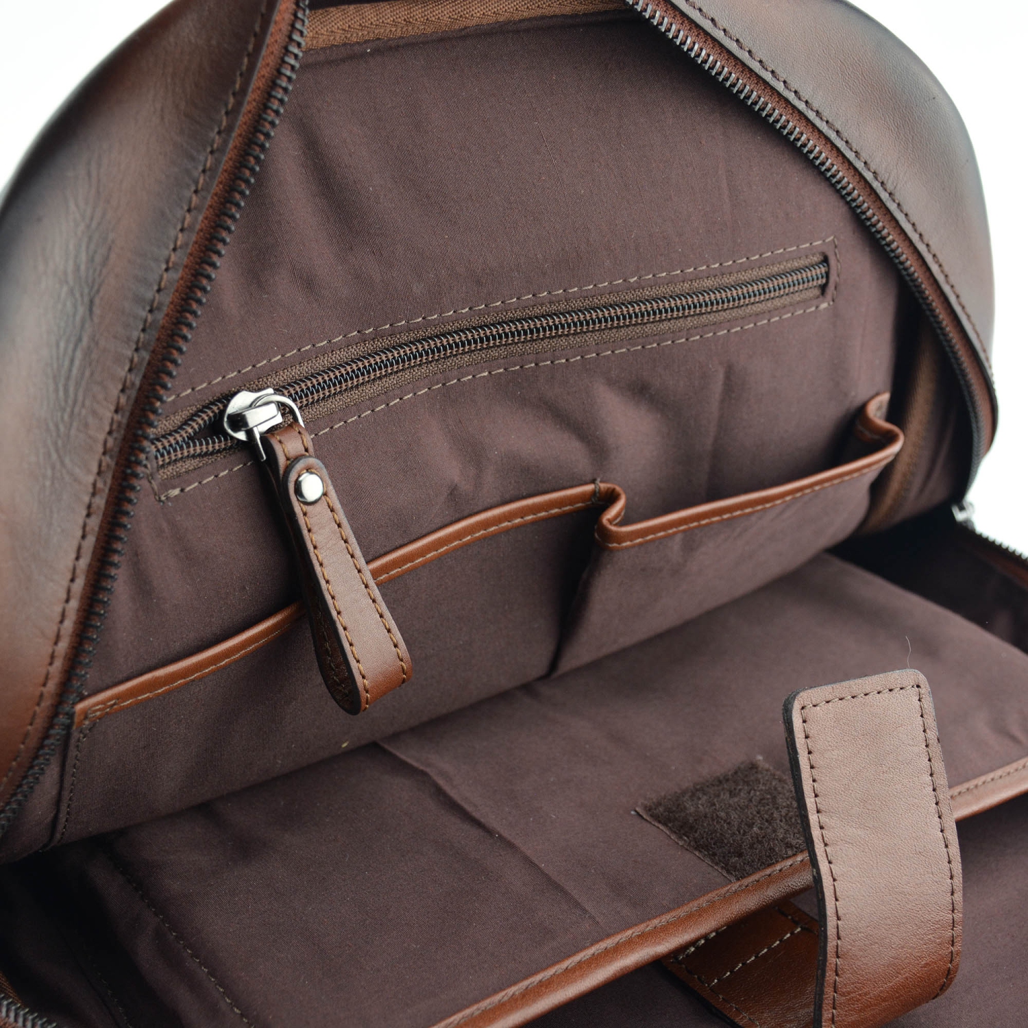 Designer Leather Backpack // Cognac