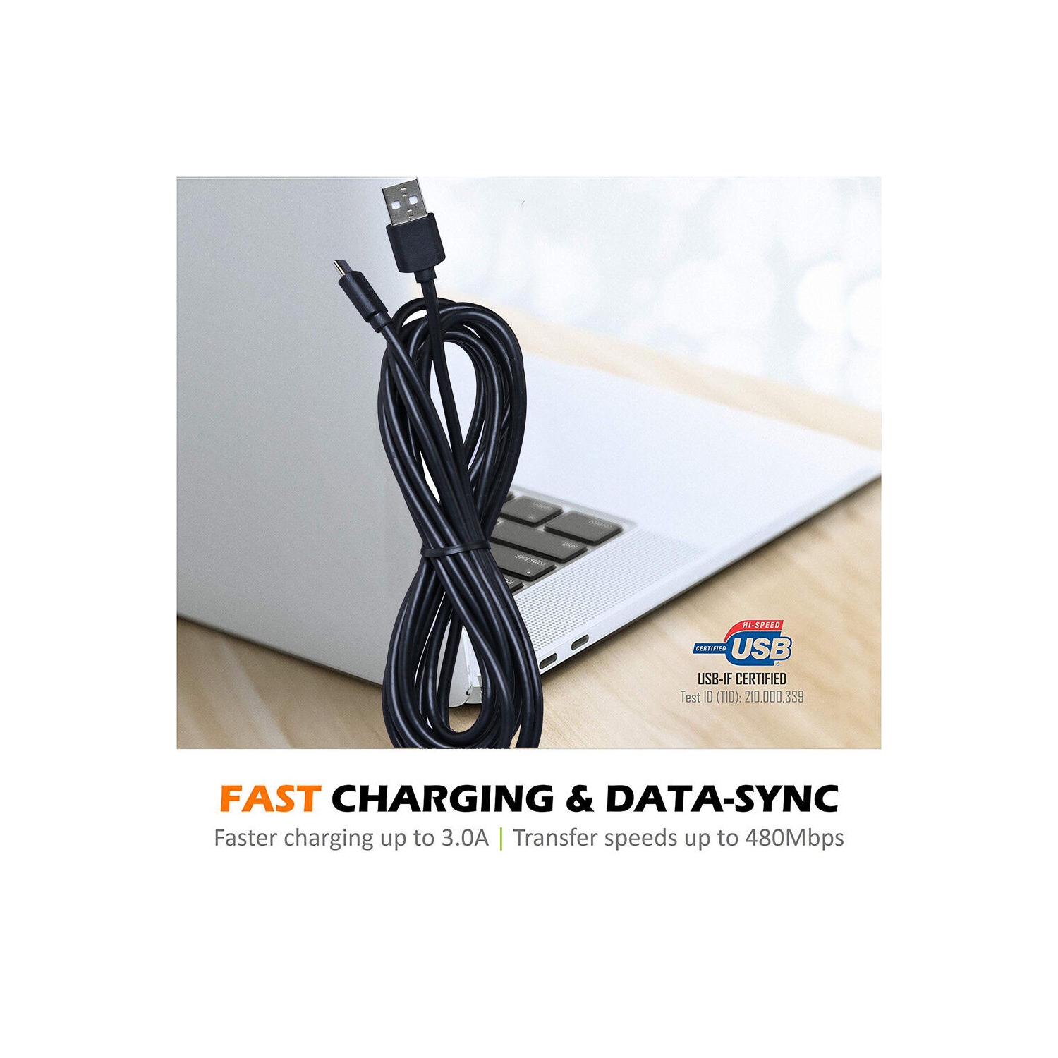 Samsung Galaxy S8 / S9 and more+ Plus Type C USB-C Sync Charger Charging Cable