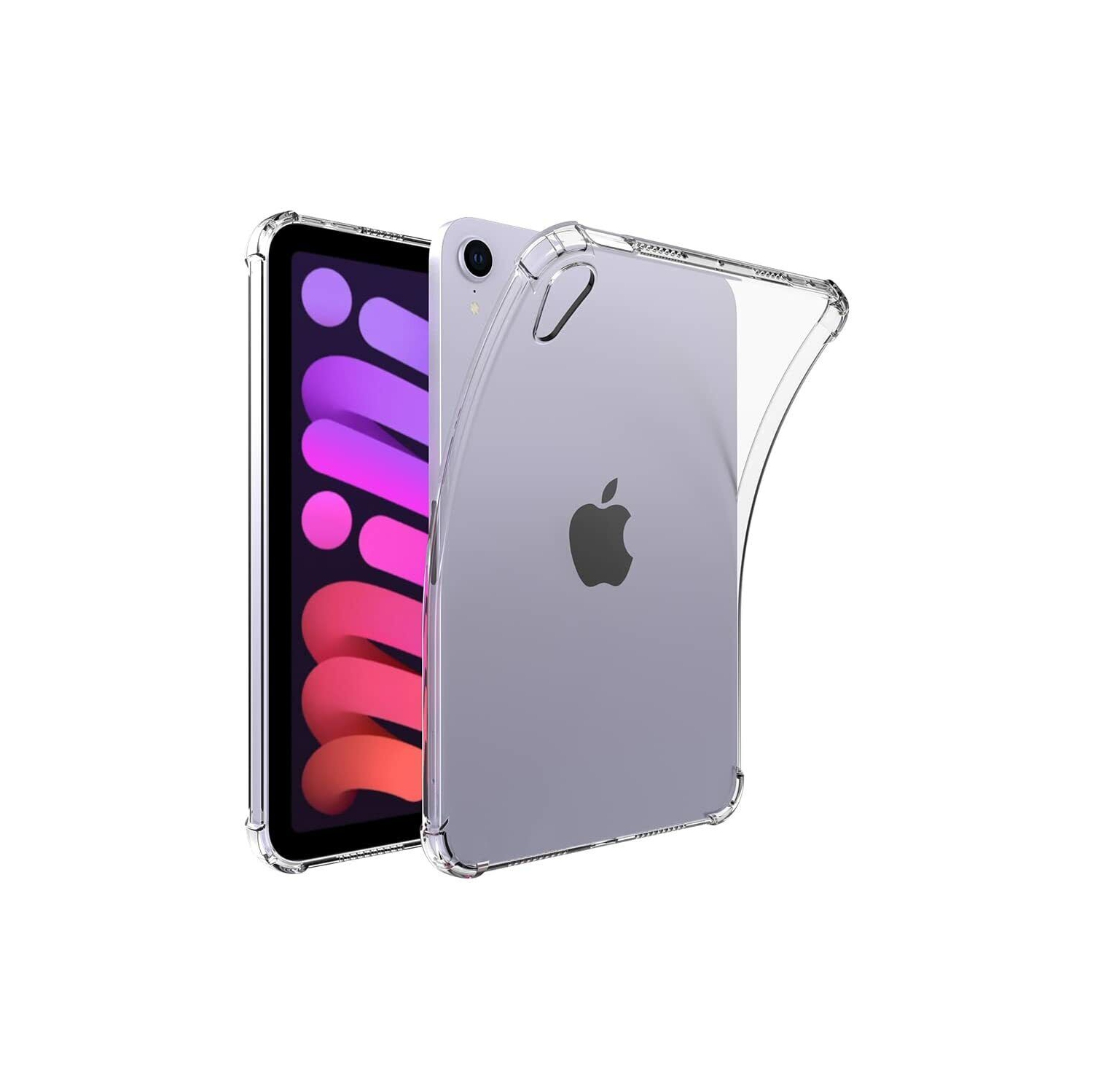 FOR 2021 iPad Mini 6th Gen 8.3" Transparent Clear Shockproof TPU Back Case Cover