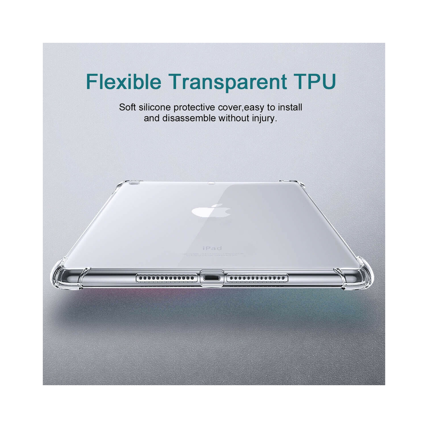 FOR 2021 iPad Mini 6th Gen 8.3" Transparent Clear Shockproof TPU Back Case Cover