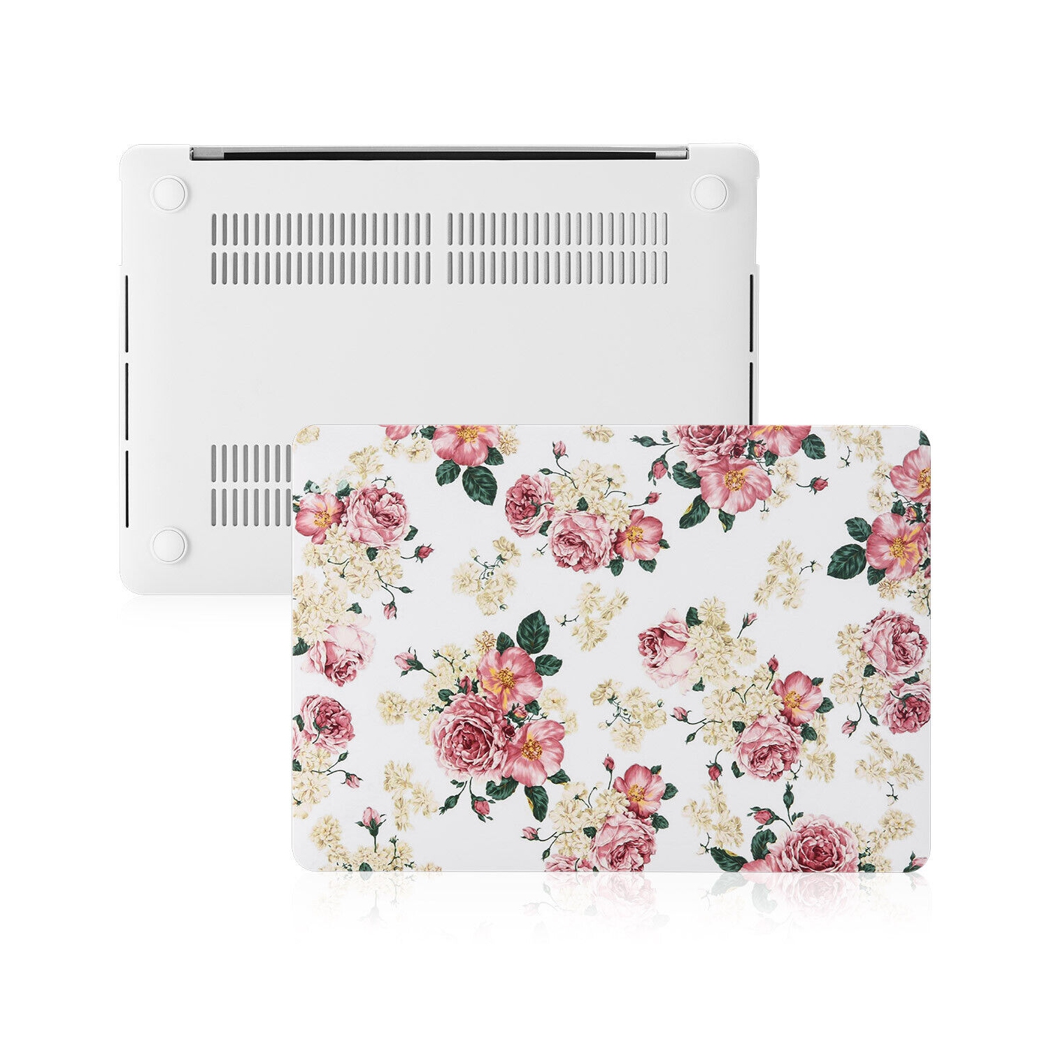 MacBook Pro 13" 2020 Flower Pattern Hard Case w/ Keyboard Cover,Screen Protector