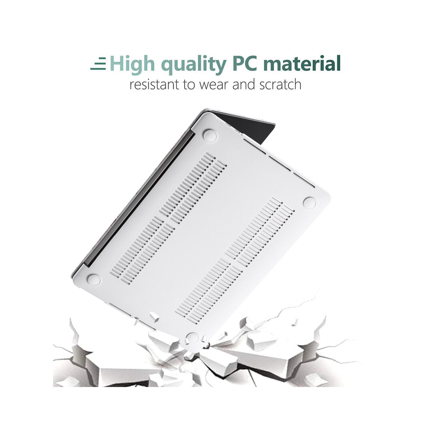 MacBook Pro 13" 2020 Flower Pattern Hard Case w/ Keyboard Cover,Screen Protector