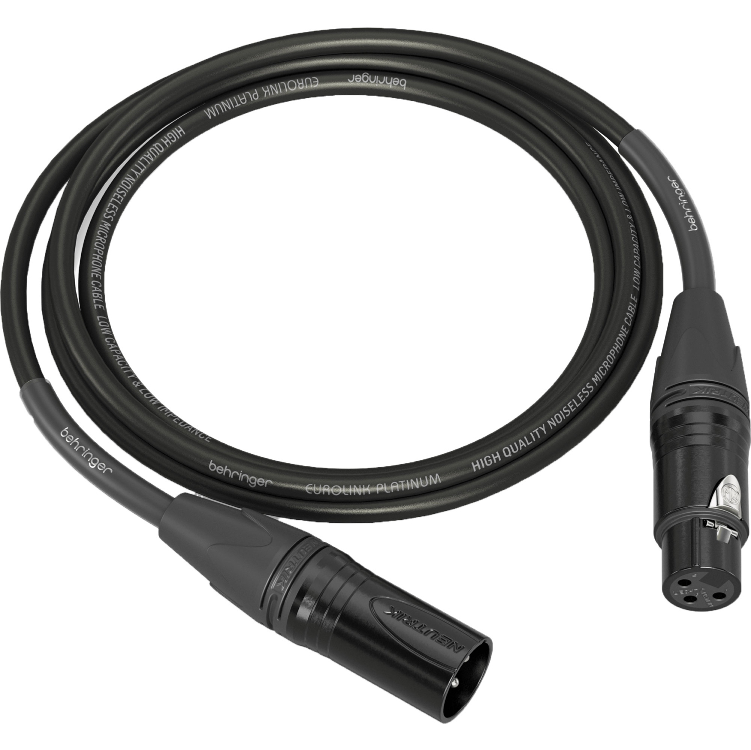 Behringer GMC-150 Gold Performance Microphone Cable - XLR, 5