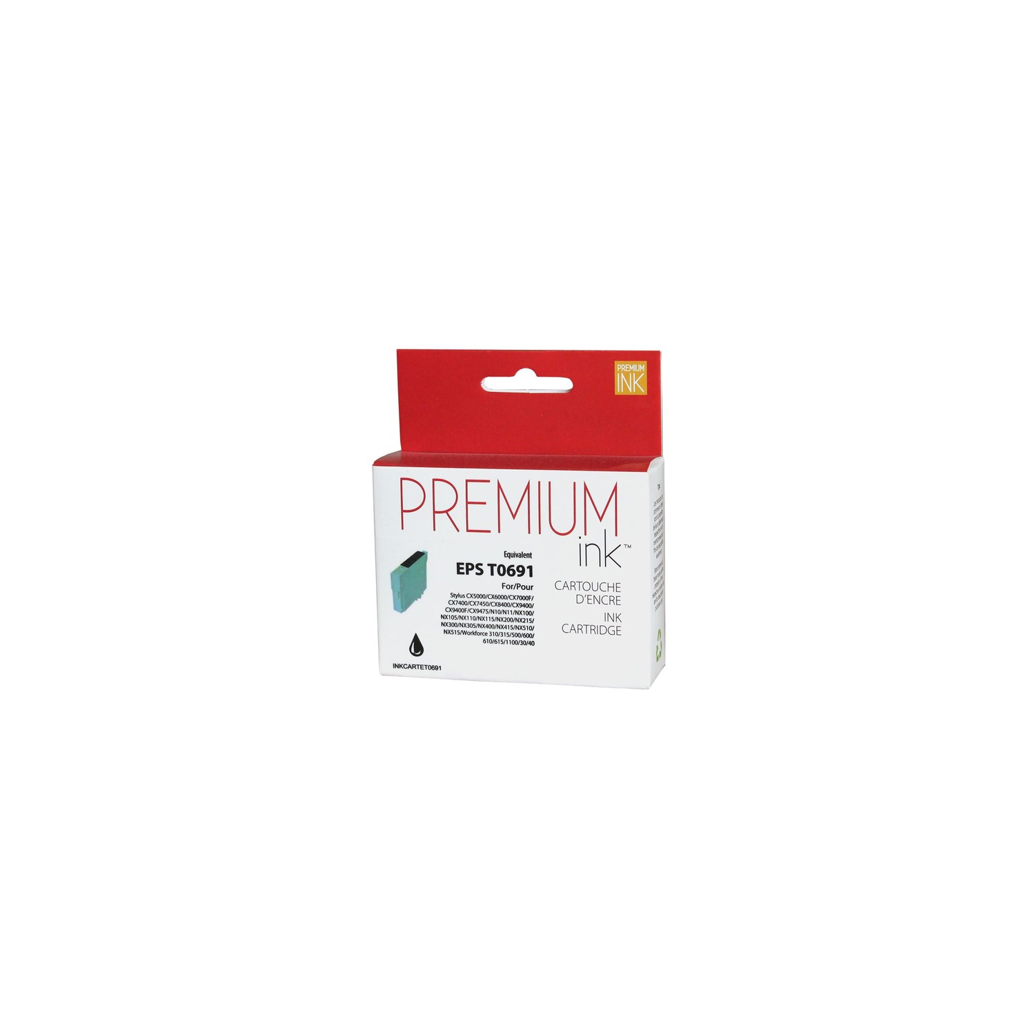 Premium Ink Ink Cartridge - Alternative for Epson T069120 - Black