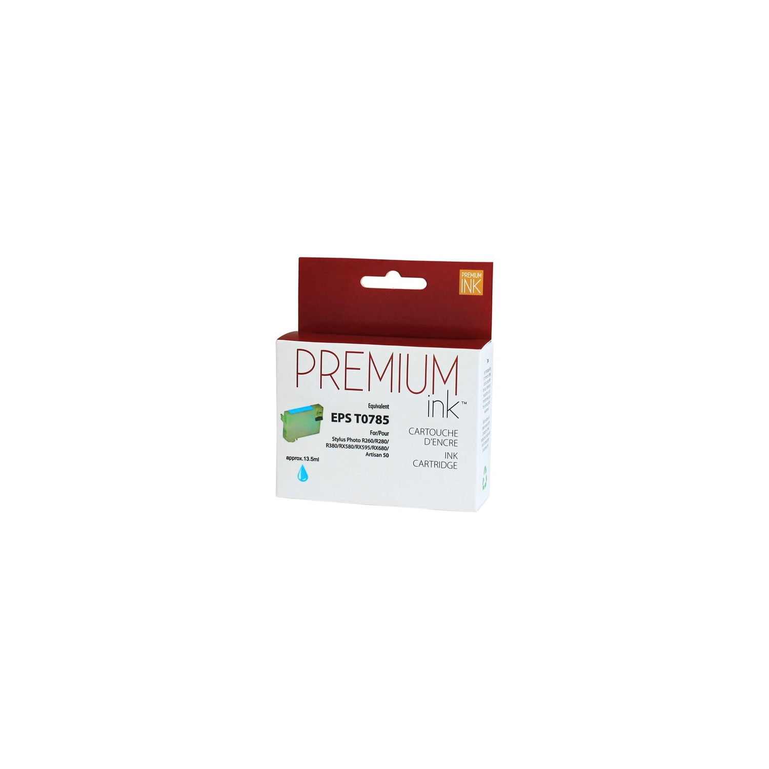 Premium Ink Ink Cartridge - Alternative for Epson T078520 - Light Cyan