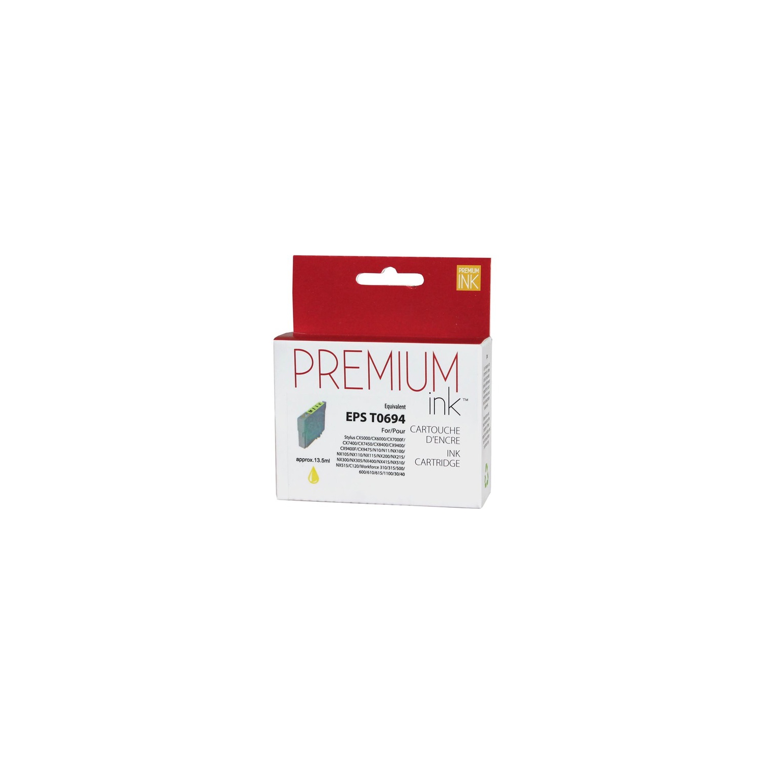 Premium Ink Ink Cartridge - Alternative for Epson T069420 - Yellow