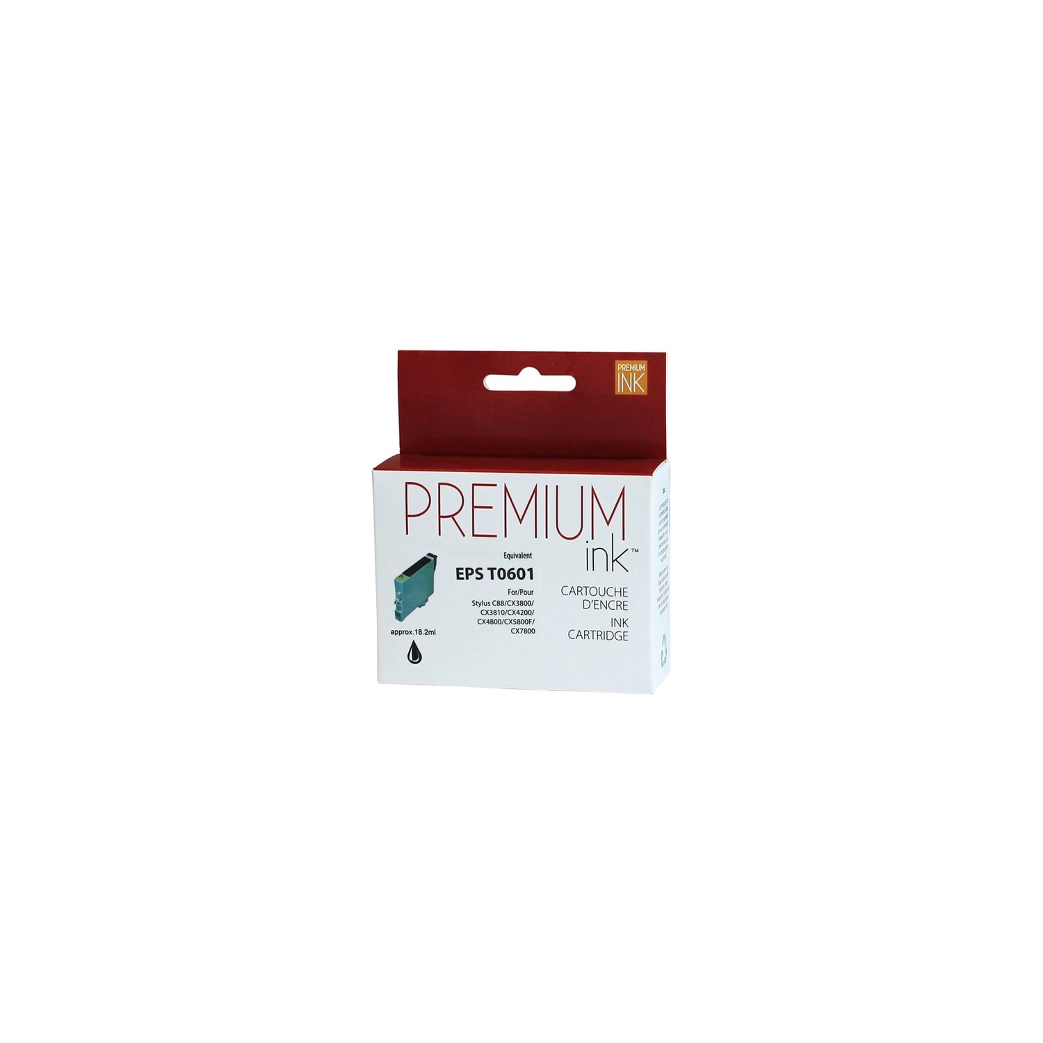Premium Ink Ink Cartridge - Alternative for Epson T060120 - Black