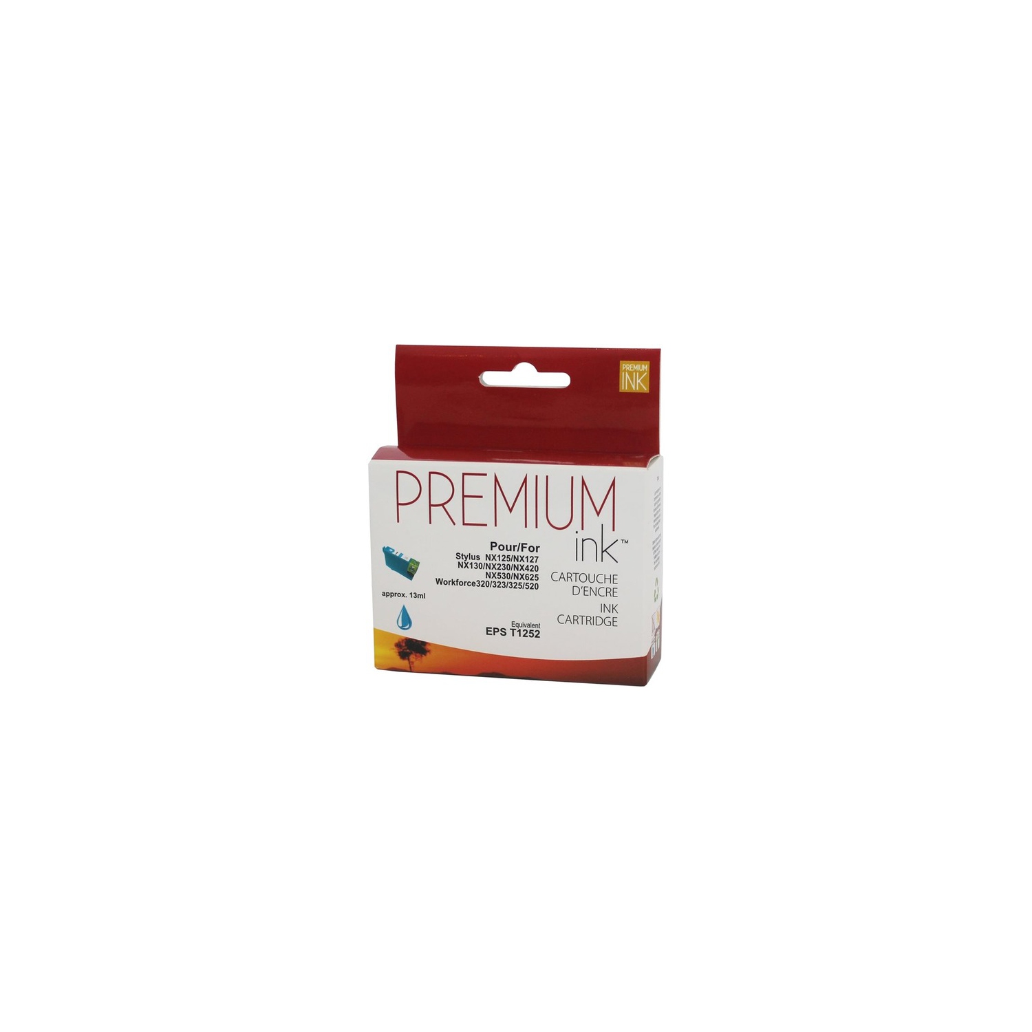 Premium Ink Ink Cartridge - Alternative for Epson 125220 - Cyan