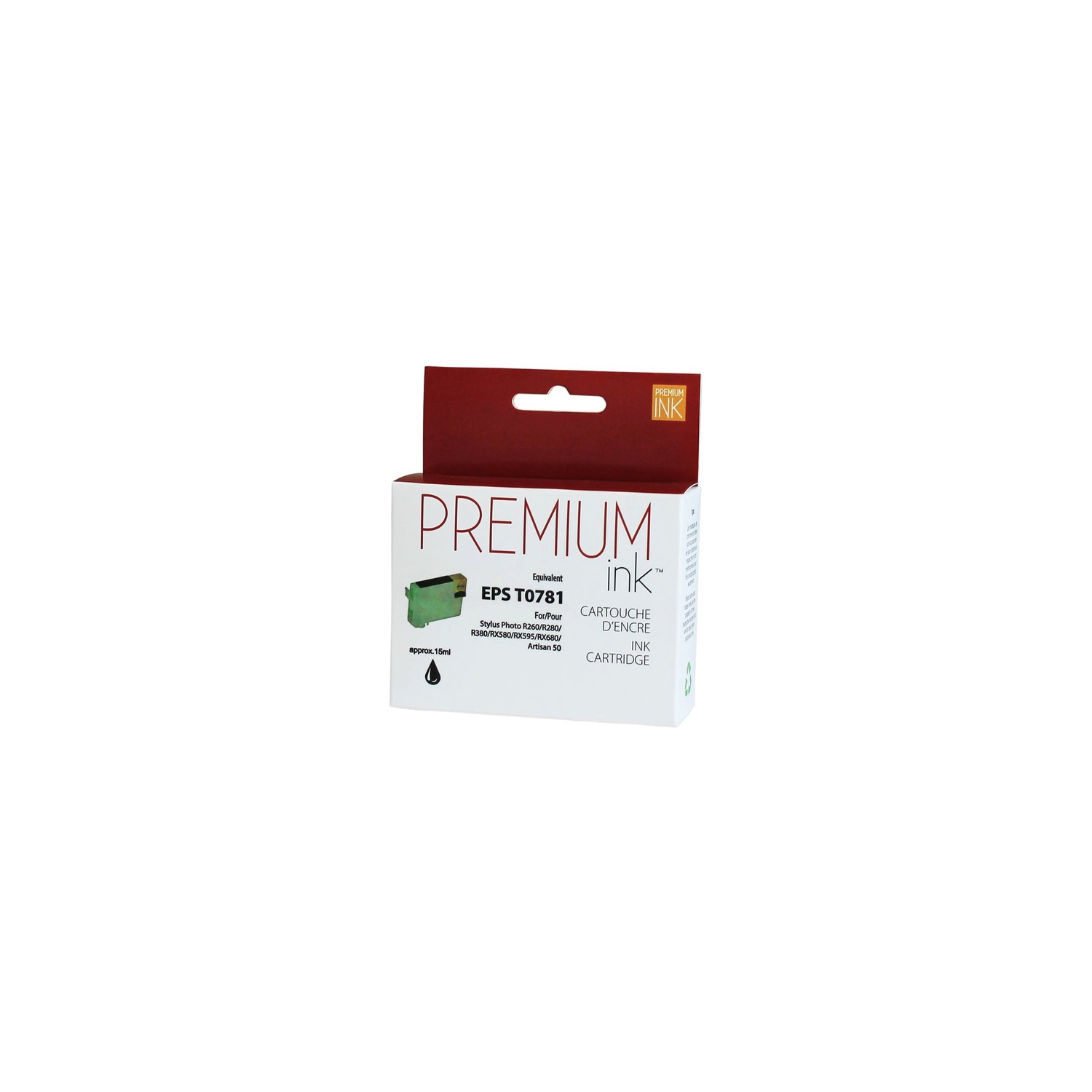 Premium Ink Ink Cartridge - Alternative for Epson T078120 - Black
