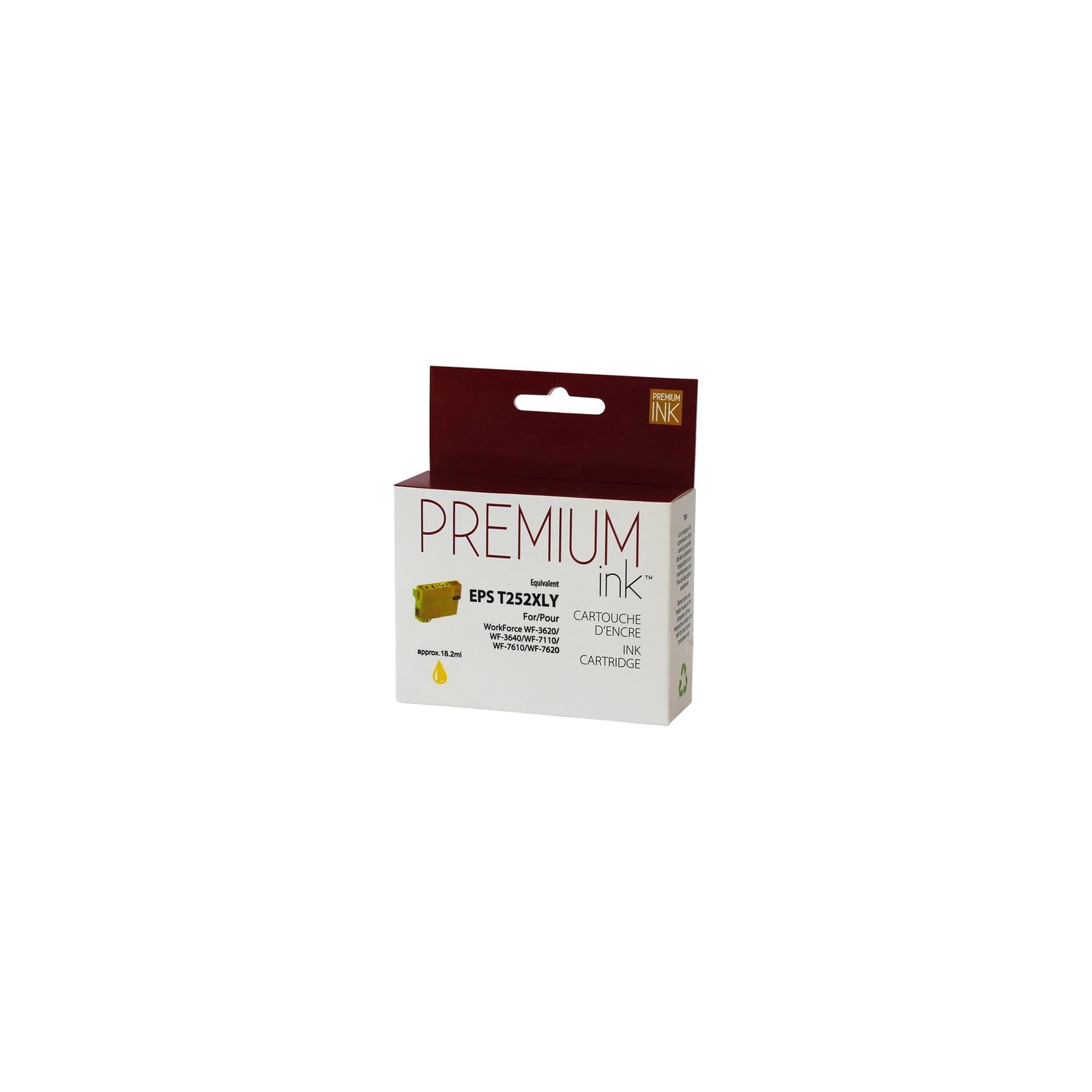 Premium Ink Ink Cartridge - Alternative for Epson T252XL420 - Yellow