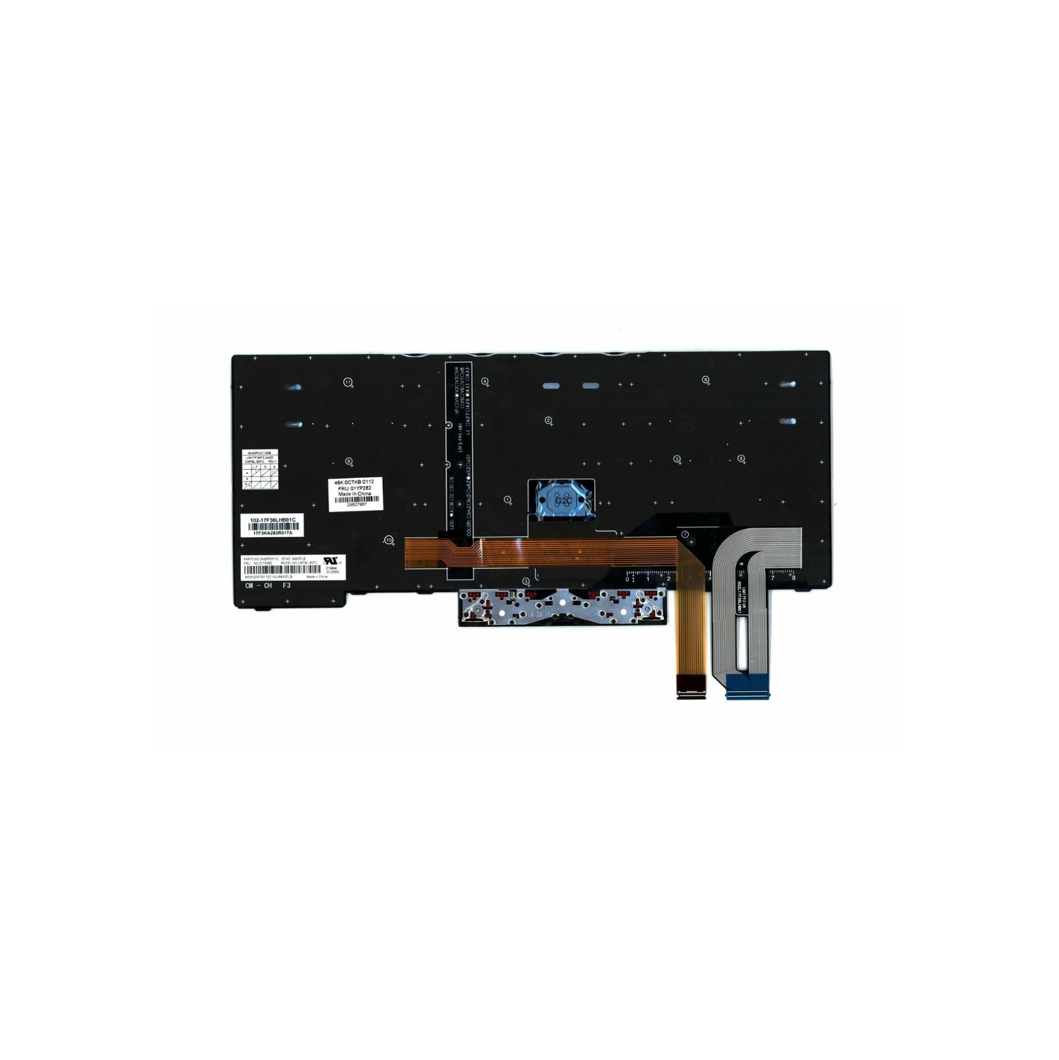 New Lenovo ThinkPad Keyboard CF Canadian French Backlit 01YP282