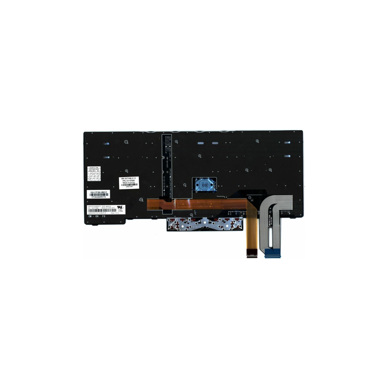 New Lenovo ThinkPad Keyboard CF Canadian French Backlit SN1371BL1 SN20P33112