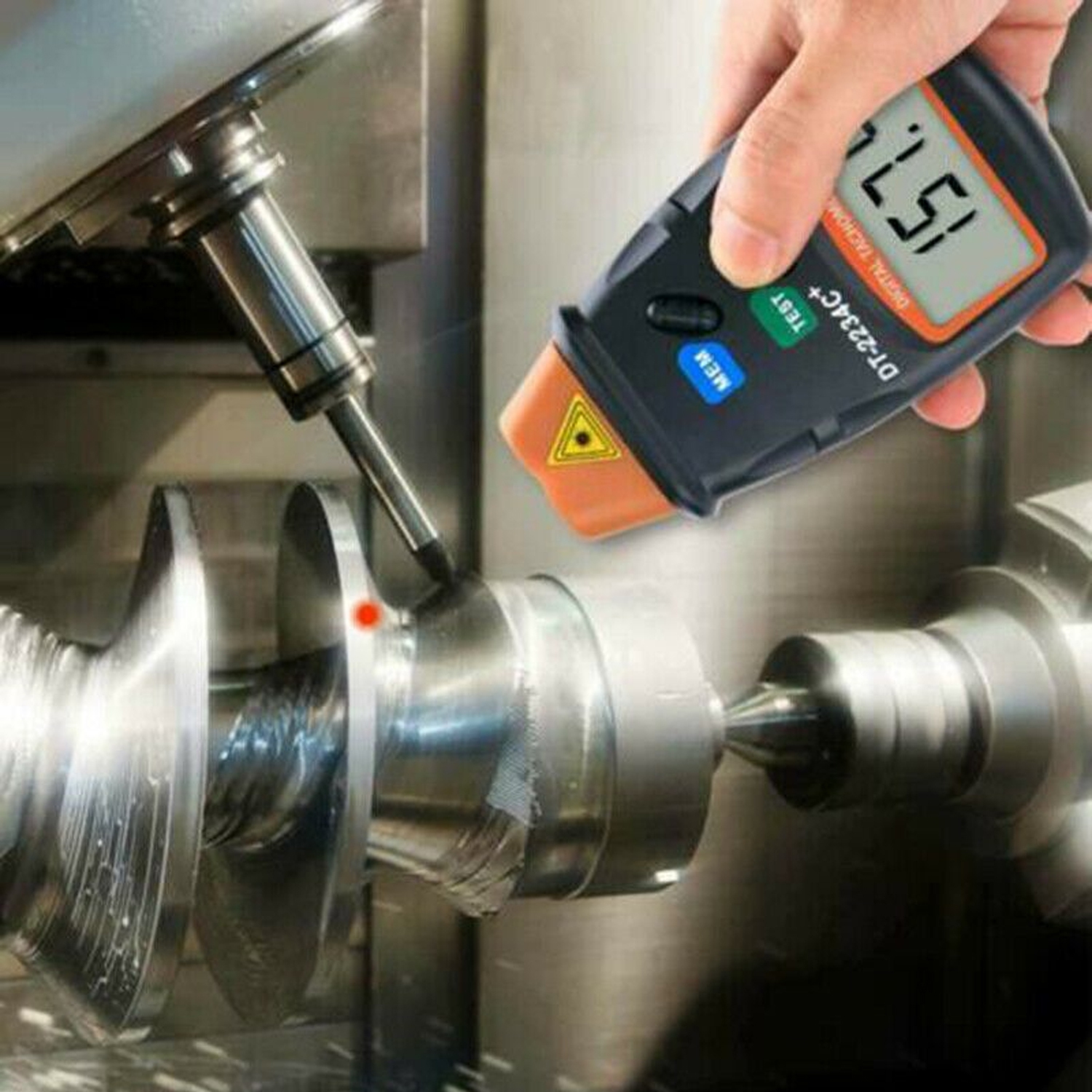 Outil de diagnostic de moteur de jauge de vitesse de tachymètre de tachymètre de tachymètre de photo de laser de Digital