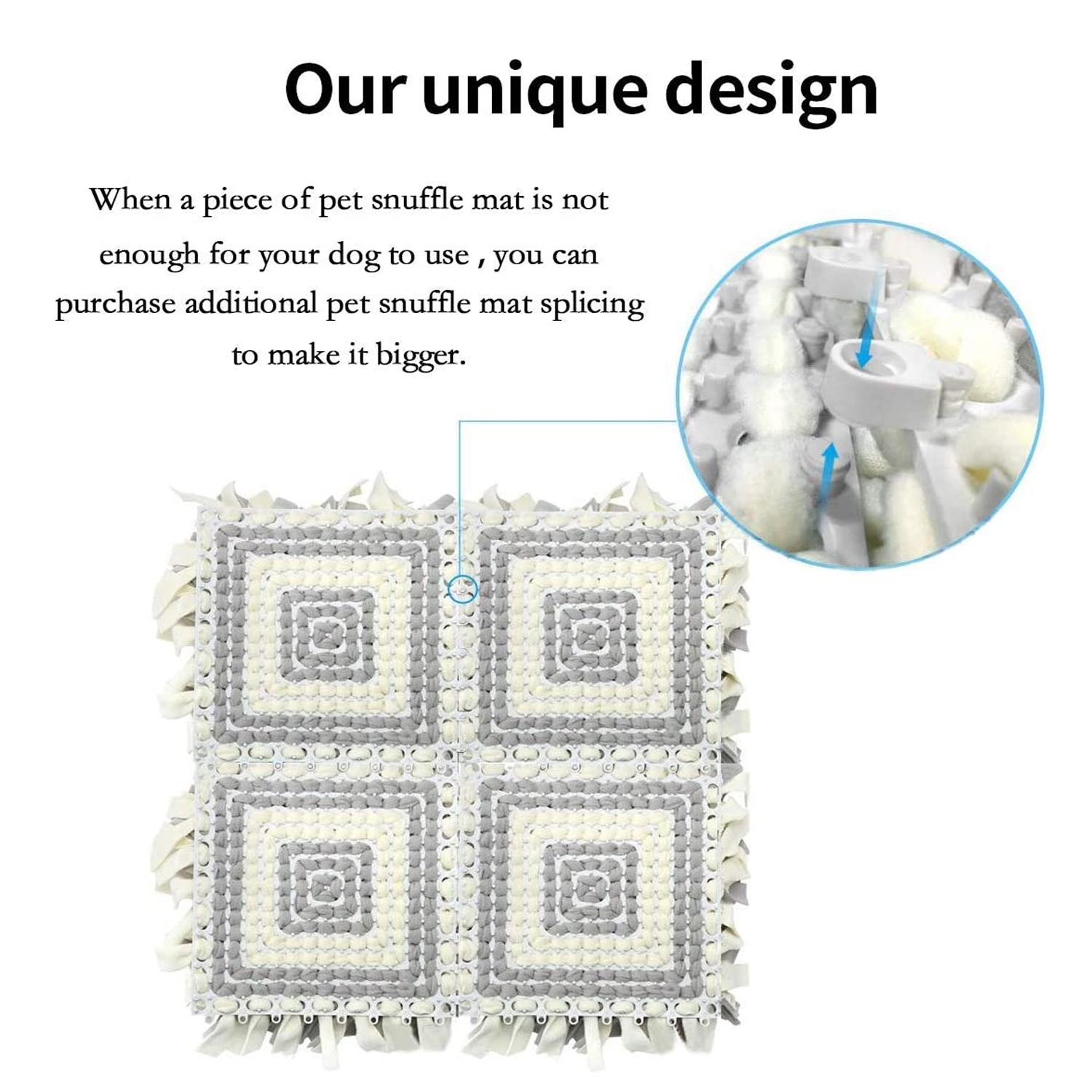 Pet Snuffle Mat for Dogs, Dog Feeding Mat,Training Mats for Foraging Instinct Interactive Puzzle Toys