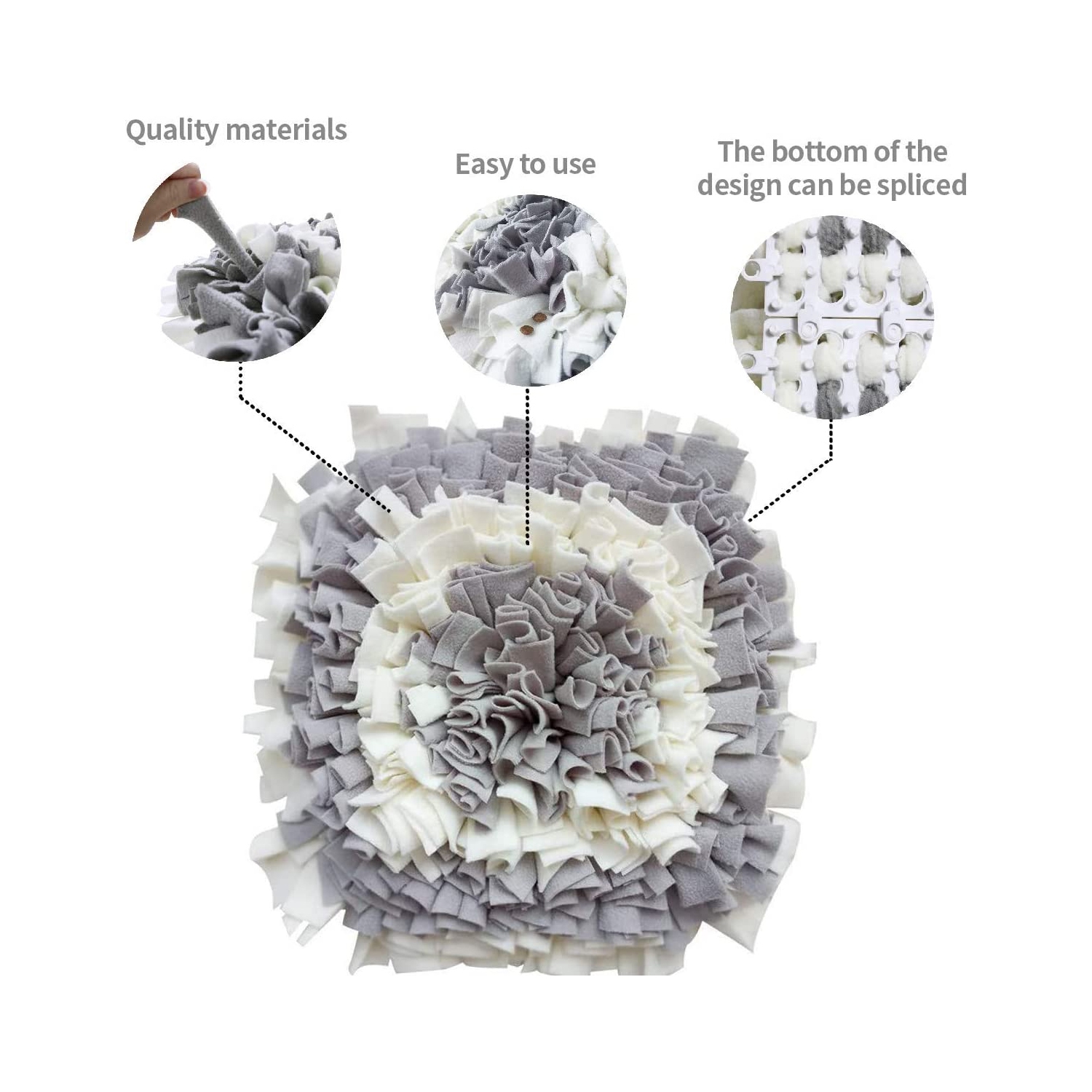 Pet Snuffle Mat for Dogs, Dog Feeding Mat,Training Mats for Foraging Instinct Interactive Puzzle Toys