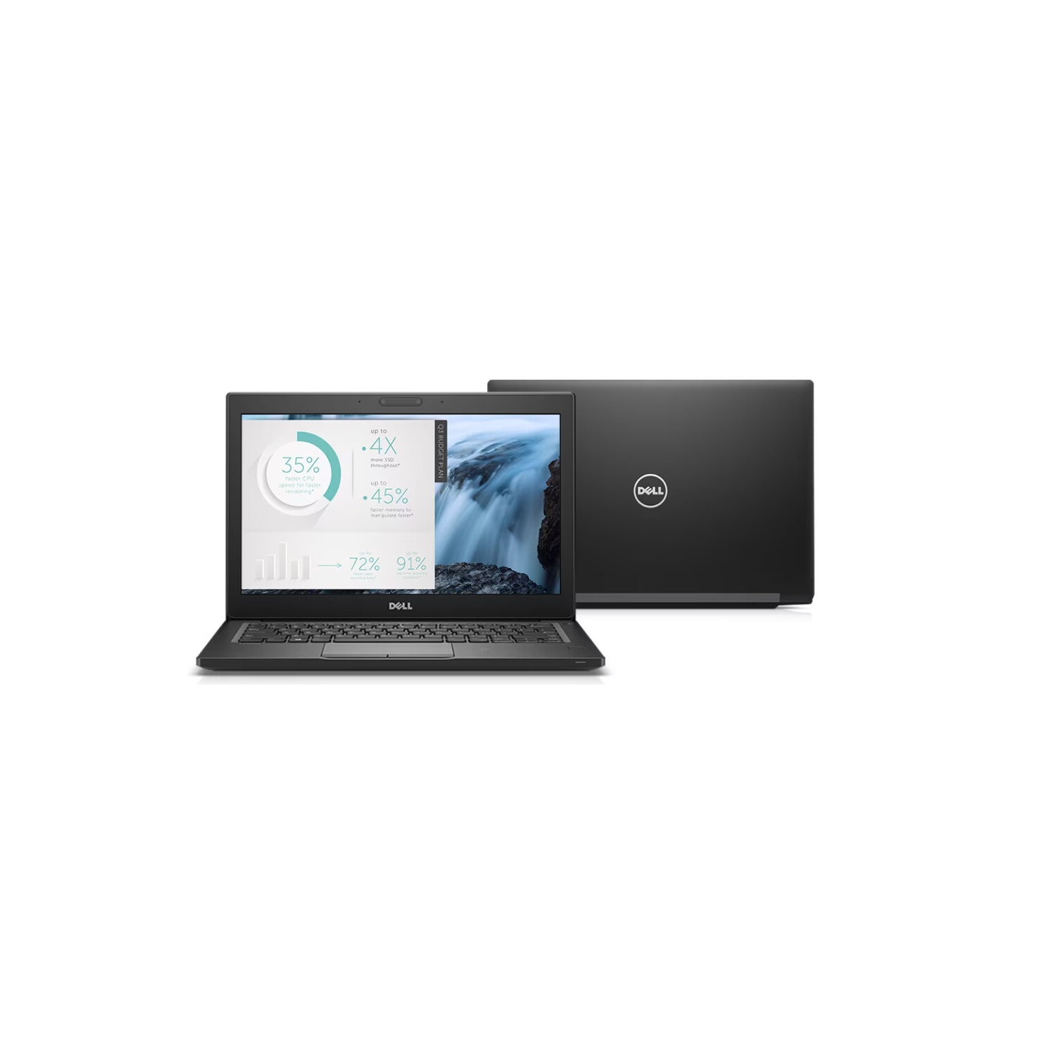 Refurbished (Good)-Dell Latitude 7280 Touch Screen | Intel Core i5-7300U |  8GB | 256GB M.2 | 12.5