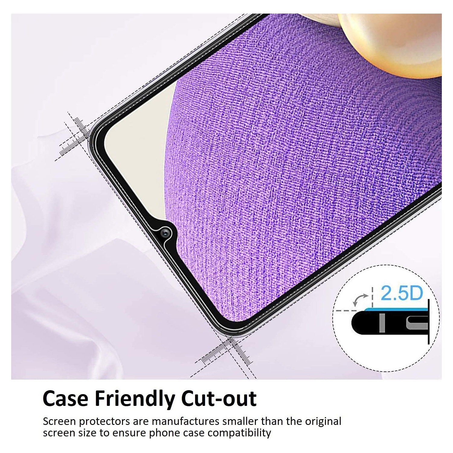 Protecteur d’écran SupeRShield-2 pour Galaxy A21 de Samsung en verre trempé [couverture intégrale HD] [installation facile] pellicule protectrice 9H