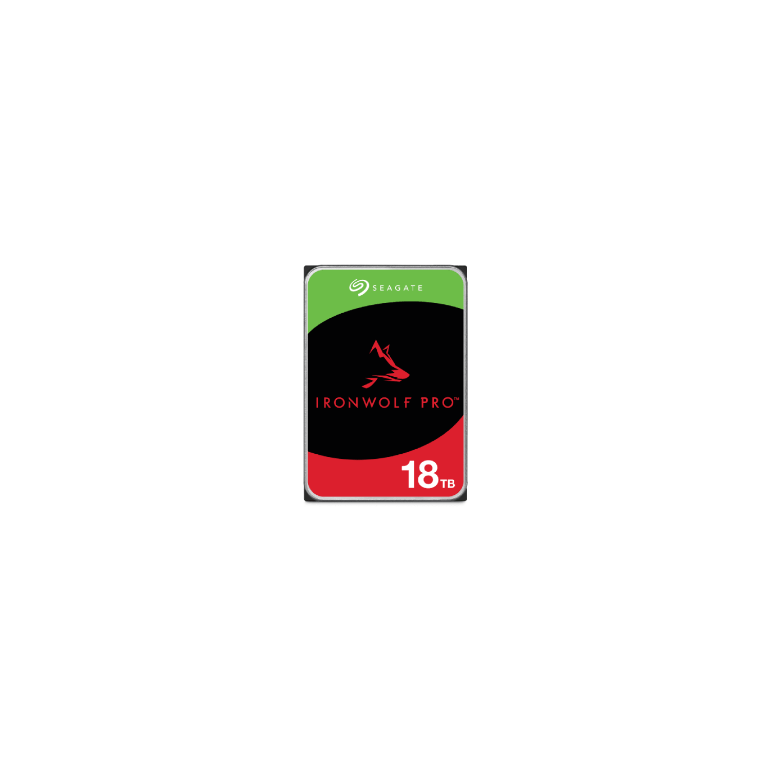 Seagate IronWolf Pro 18TB HDD 3.5'' CMR SATA 7200RPM Black Internal Hard Drive (ST18000NT001)