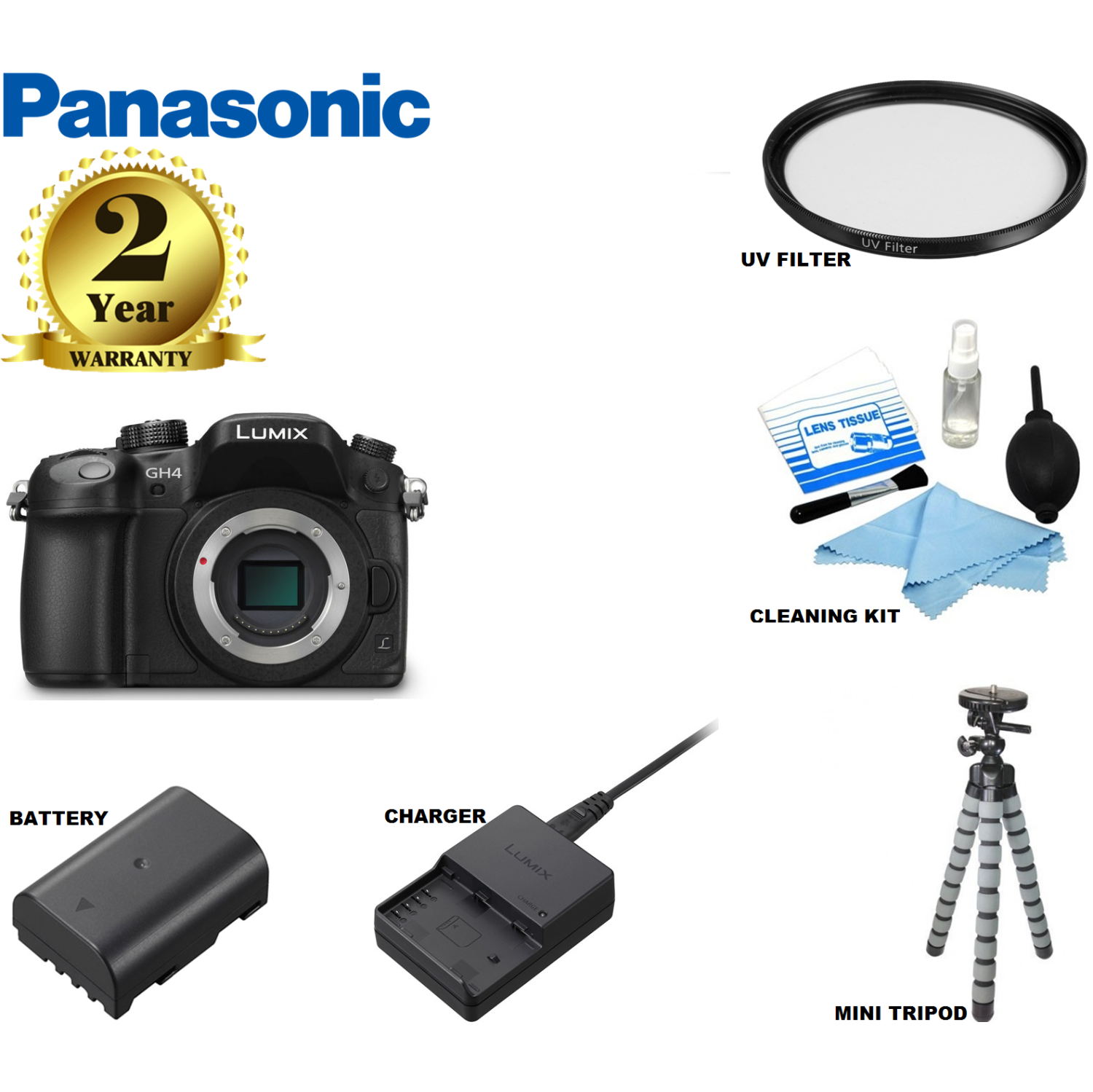 Panasonic Lumix DMC-GH4 4K Mirrorless Micro Four Thirds DSLR USA