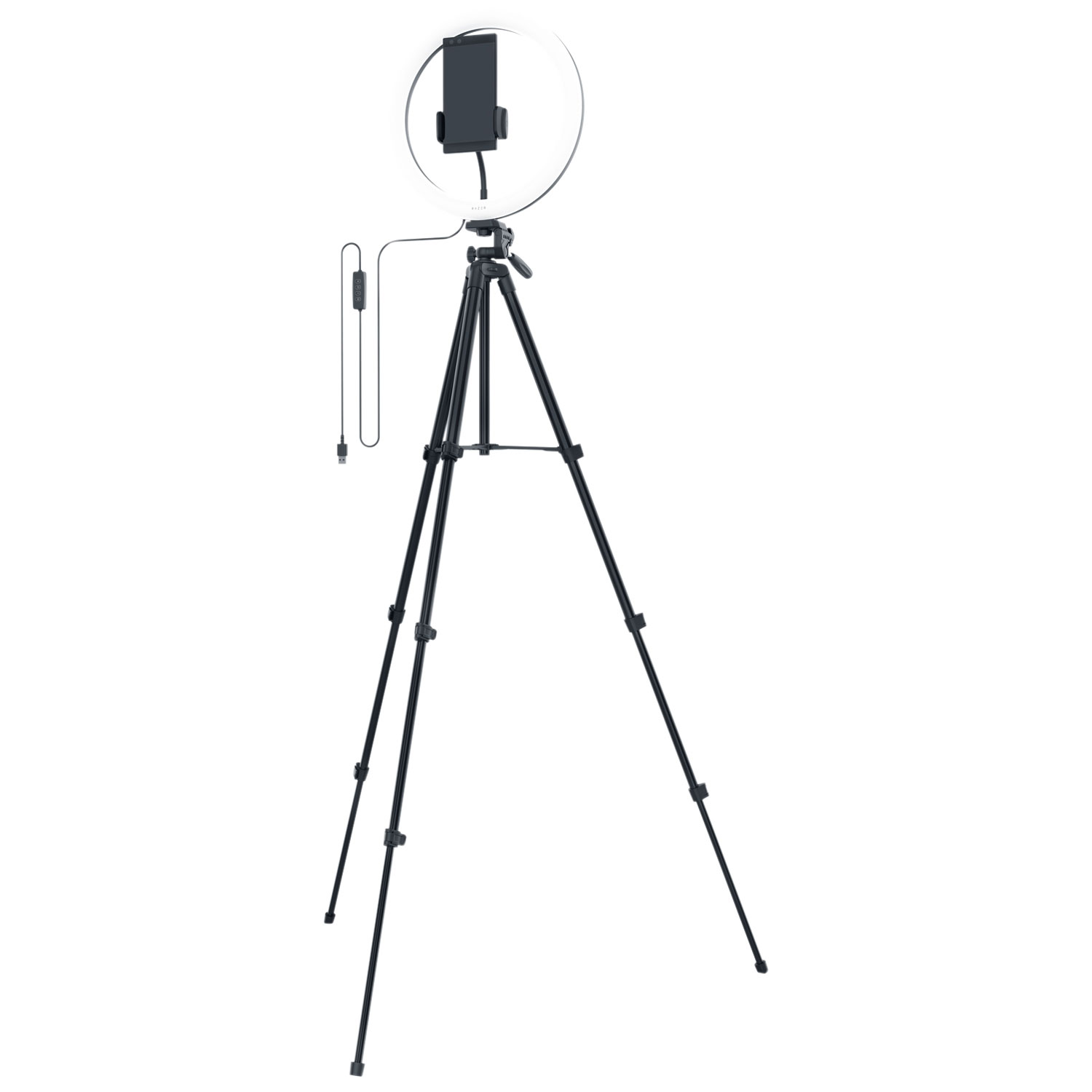 Razer 12" USB LED Ring Light for PC and Mobile Streaming - Black - English