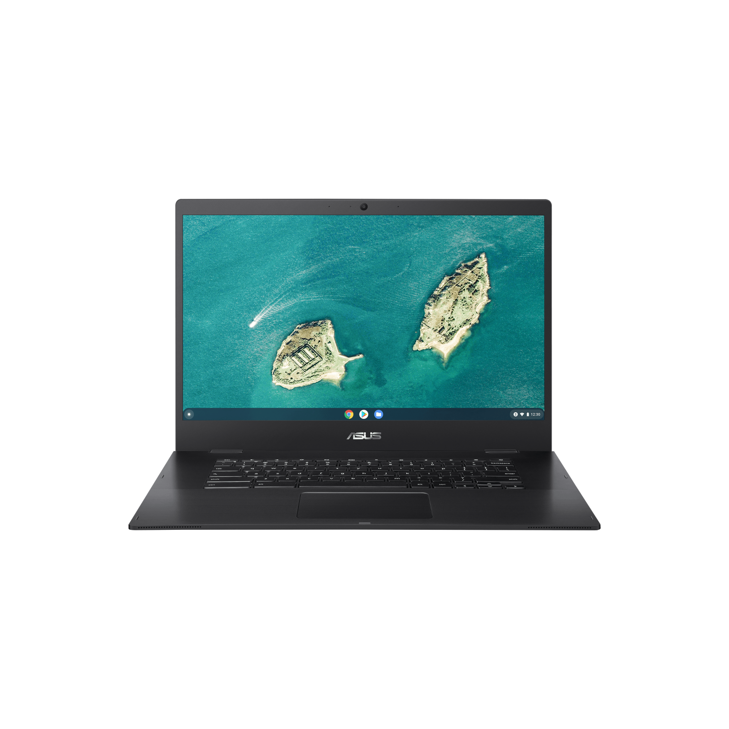 ASUS Chromebook CX1 Laptop, 15.6" FHD NanoEdge Display, Intel Celeron N4500 Processor, 64GB eMMC Storage, 8GB RAM, ChromeOS, Transparent Silver, CX1500CKA-DH01-CB