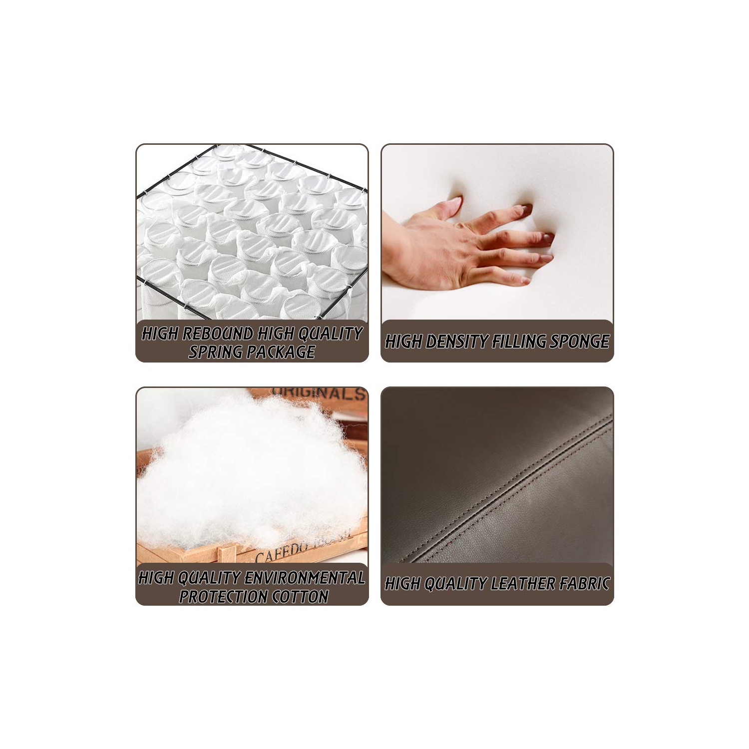 Furniture One Recliner Chair Single Leather Brown